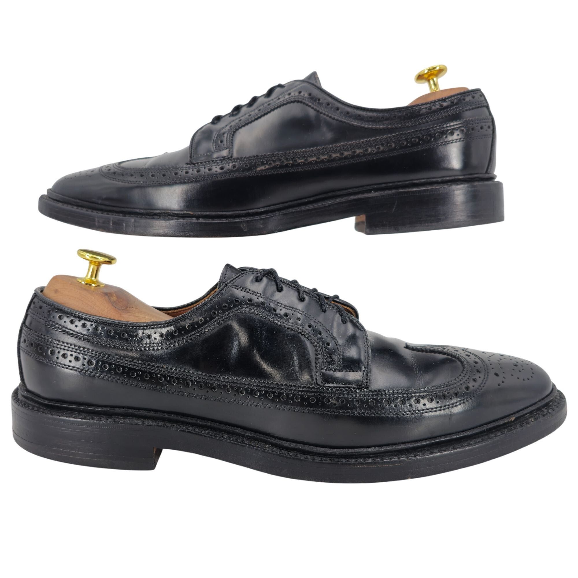 Allen Edmonds Allen Edmonds MacNeil Mens 11.5AAA Black Leather Dress Shoes Size US 11.5 / EU 44-45 - 8 Thumbnail