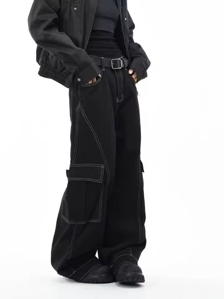 Japanese Brand VIBE Multi-Pocket Cargo Pants Size US 26 / EU 42 - 3 Thumbnail