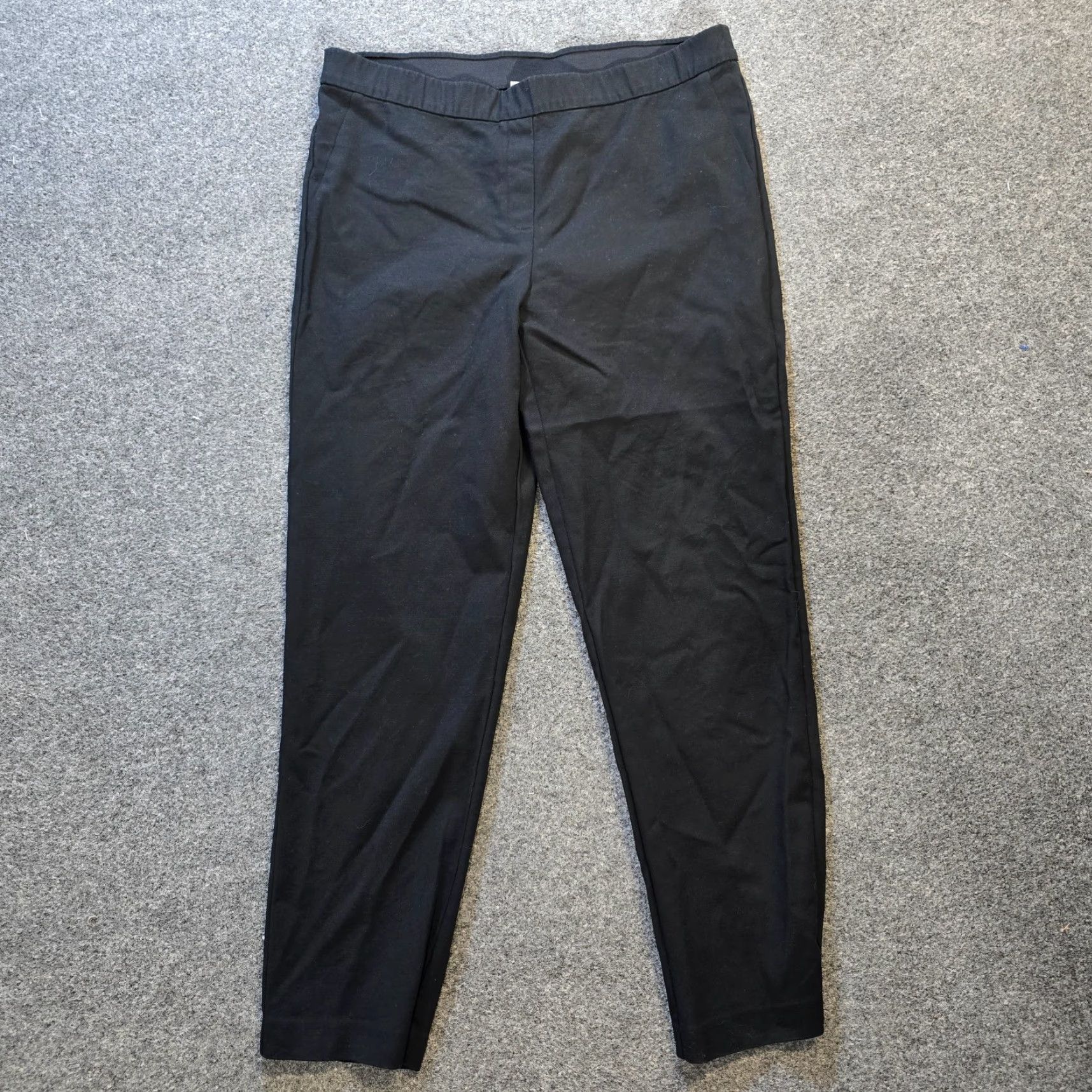 J. Jill J Jill Pants Womens 14 Black Essential Slim Ankle Stretch Career Capsule Shirt/Apt? No, Pants. Size 36" / US 14 / IT 50 - 2 Thumbnail