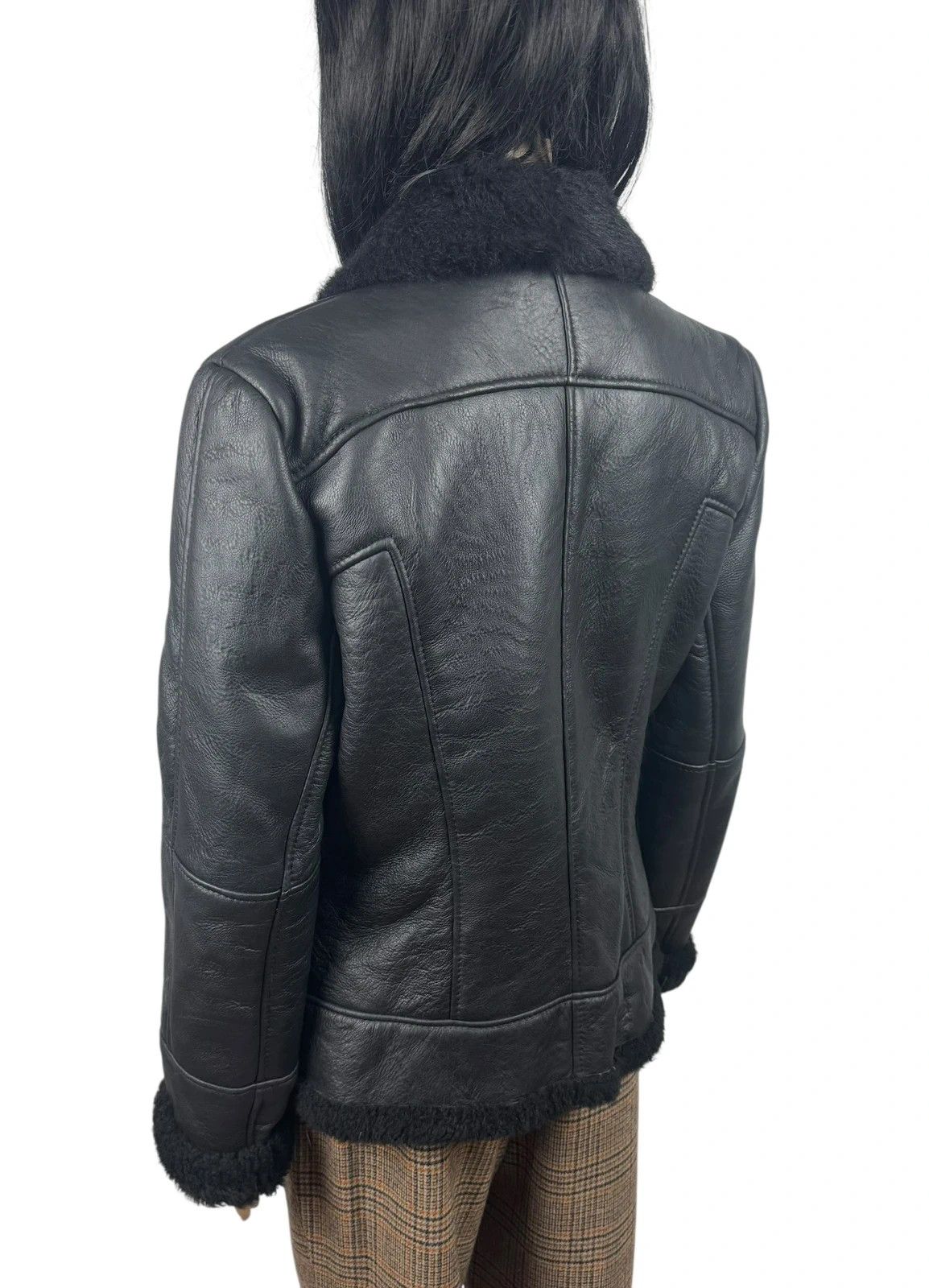 Other Olivier Ausoni Genuine Leather Shearling Jacket size M Size M / US 6-8 / IT 42-44 - 7 Thumbnail