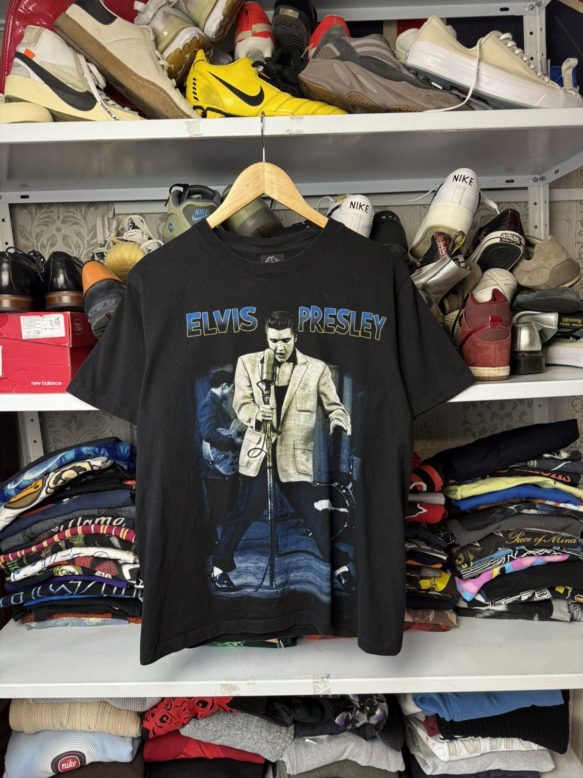 Vintage Rare Vintage T-Shirt Elvis Presley Rock Tees Size US M / EU 48-50 / 2 - 1 Thumbnail