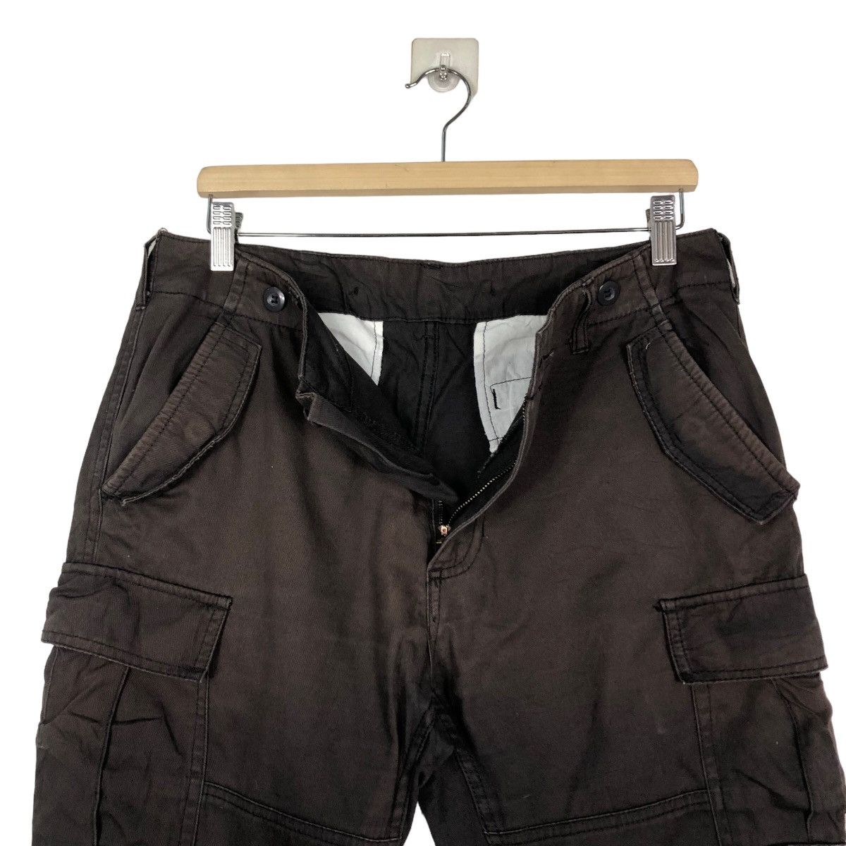 Hysteric Glamour 🔥Vintage Bush Pants Biker Cargo Multi Pockets Size US 32 / EU 48 - 15 Thumbnail