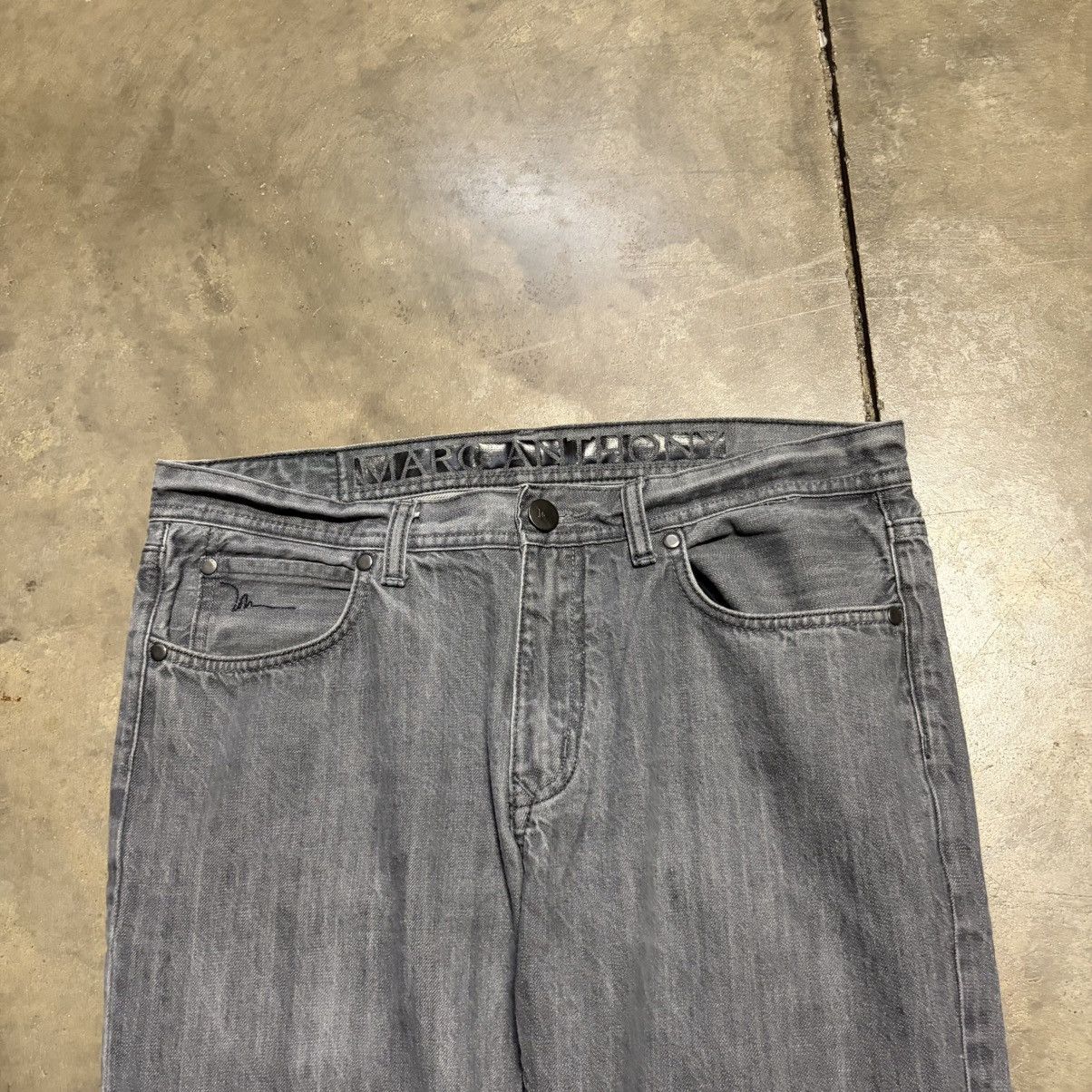 Marc Anthony Vintage Y2K Marc Anthony Slim Low Rise Denim Jeans Grunge Size US 34 / EU 50 - 5 Thumbnail