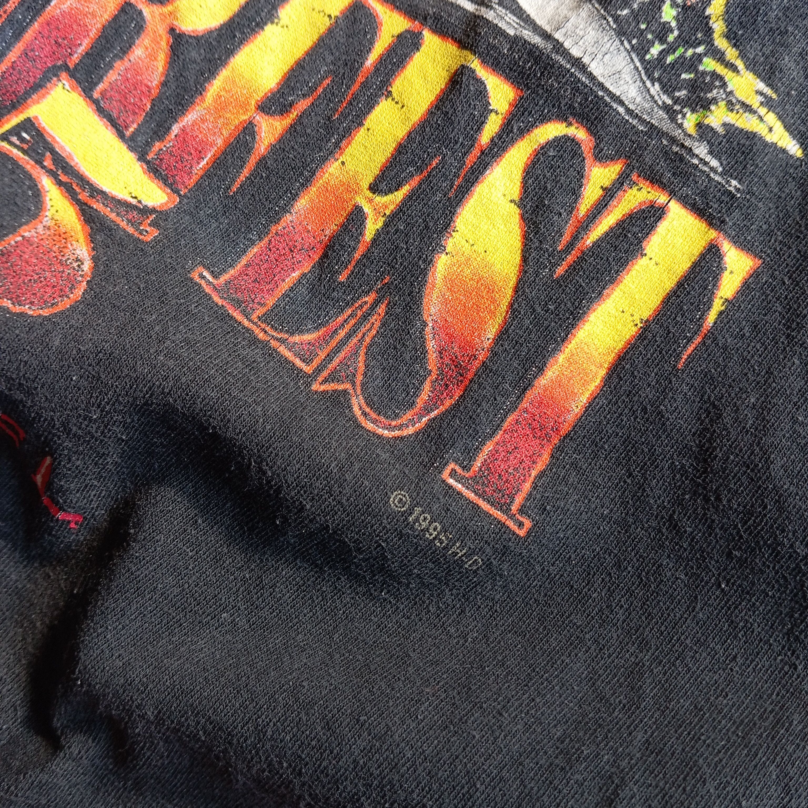 Harley Davidson 1995 Harley Davidson Daytona crop Tees t shirt Size US L / EU 52-54 / 3 - 3 Thumbnail