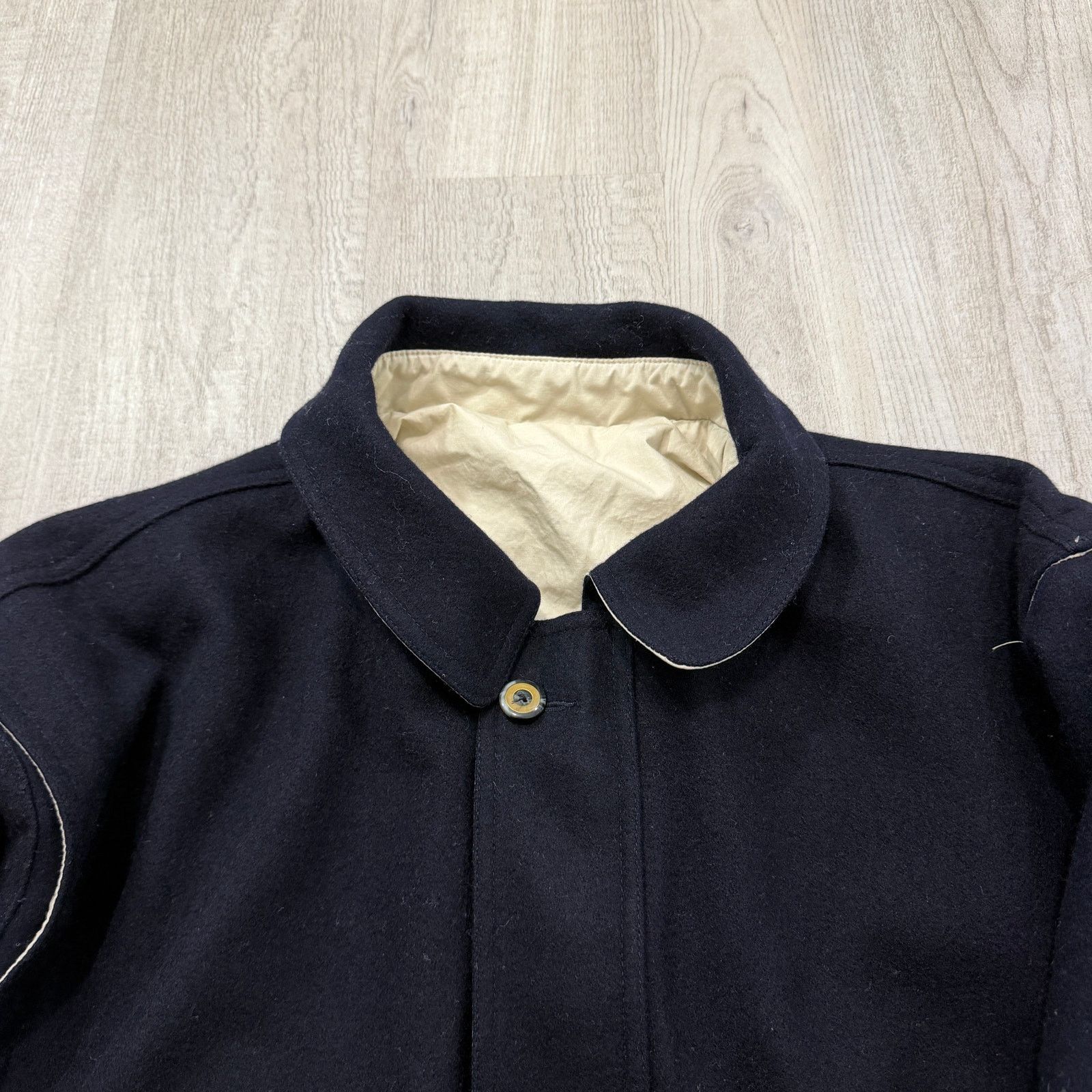 Vintage Vintage Zero King Reversible Jacket Men's Large Blue Beige Size US L / EU 52-54 / 3 - 3 Thumbnail
