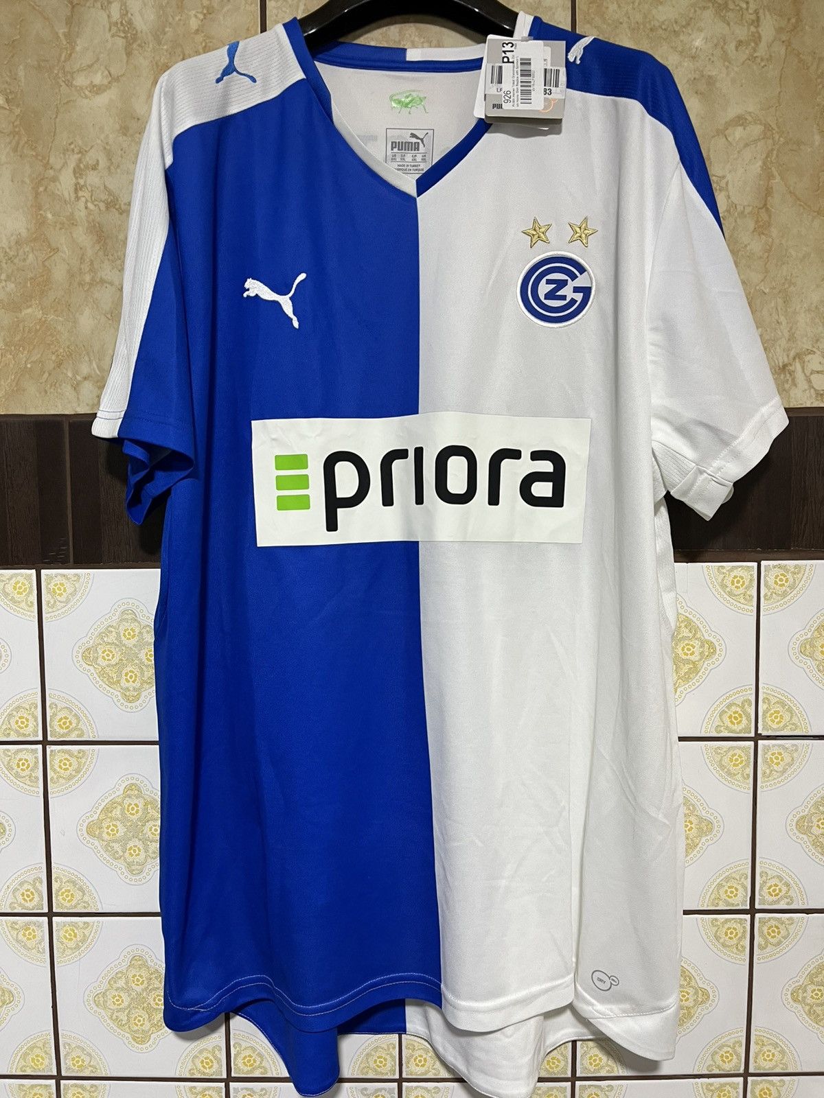Puma Grasshoppers Zurich Puma 2015/2016 soccer jersey Size US XXL / EU 58 / 5 - 1 Thumbnail