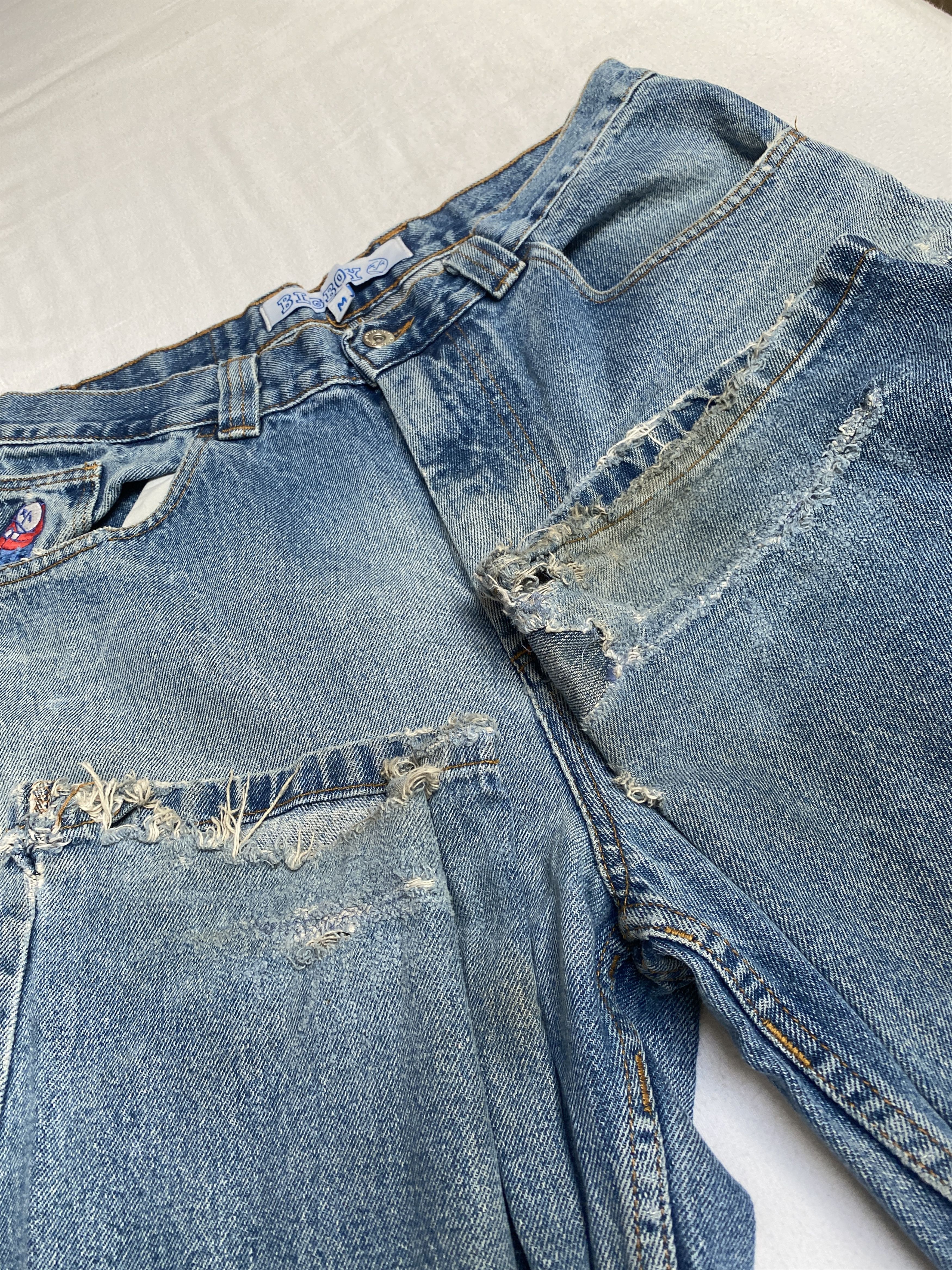 Polar Skate Co. Polar Skate Big Boy distressed denim jeans pants Size US 32 / EU 48 - 11 Thumbnail