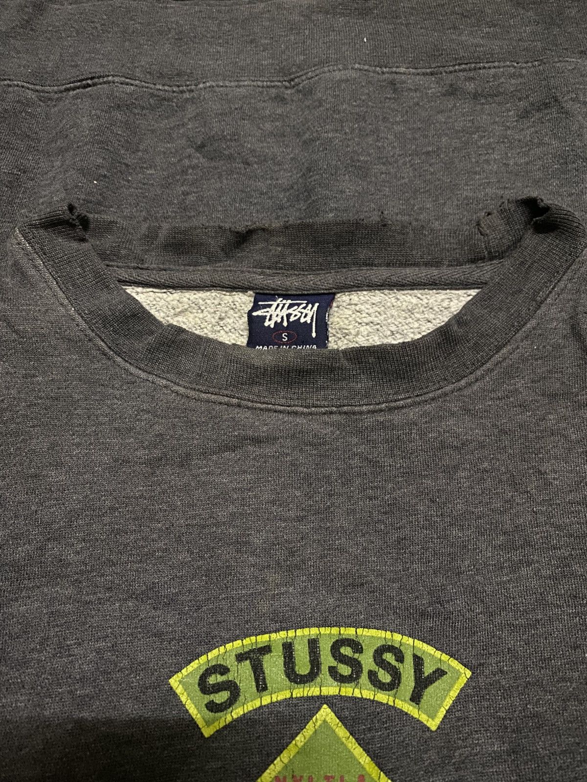 Stussy Vintage 90s Stussy NYLTLA 8099 Bear Sweatshirt Size US S / EU 44-46 / 1 - 4 Thumbnail