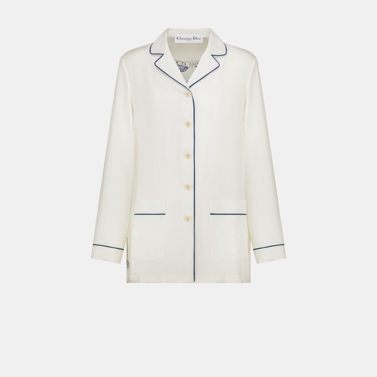 image of Dior O1Bcso1Str0224 T- Shirt In White, Women's (Size XL)