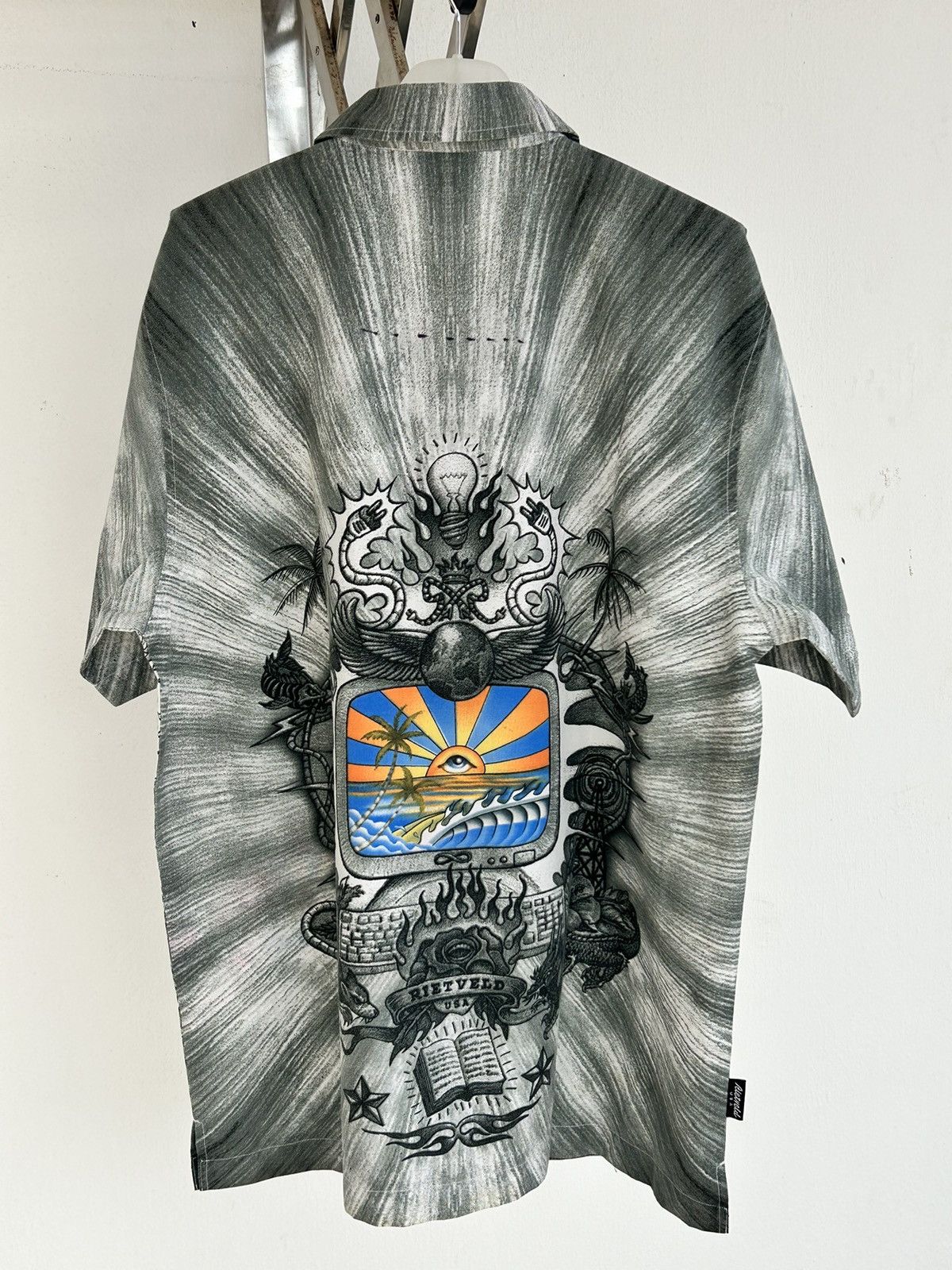 Other Illuminati One Eyed Pyramid Rietweld USA Overprint Size US XL / EU 56 / 4 - 1 Thumbnail