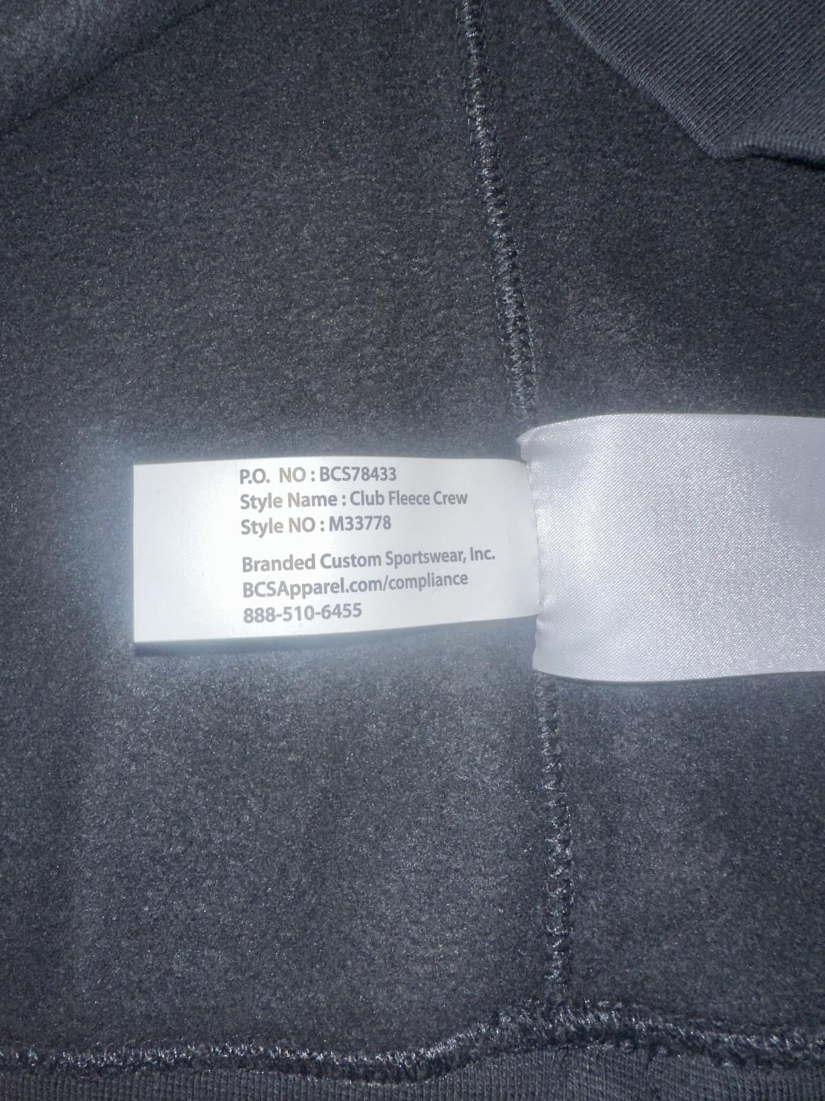 Nike Nike Men’s Love NYC New York City Crewneck Pullover Black Sweatshirt Size US L / EU 52-54 / 3 - 6 Thumbnail
