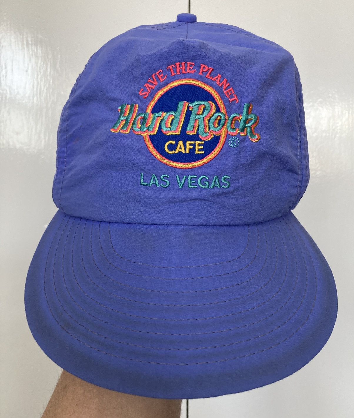 Hard Rock Cafe × Vintage HARD ROCK CAFE LAS VEGAS HAT CAP SAVE THE PLANET VINTAGE 90S Size ONE SIZE - 2 Thumbnail