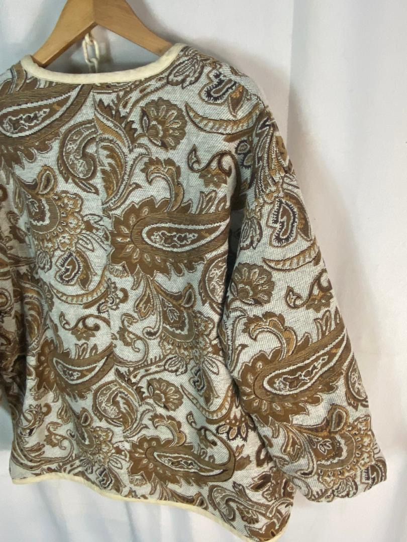 Japanese Brand Unisex🔥 tree cafe embroidered fullprint button up jacket Size L / US 10 / IT 46 - 11 Thumbnail