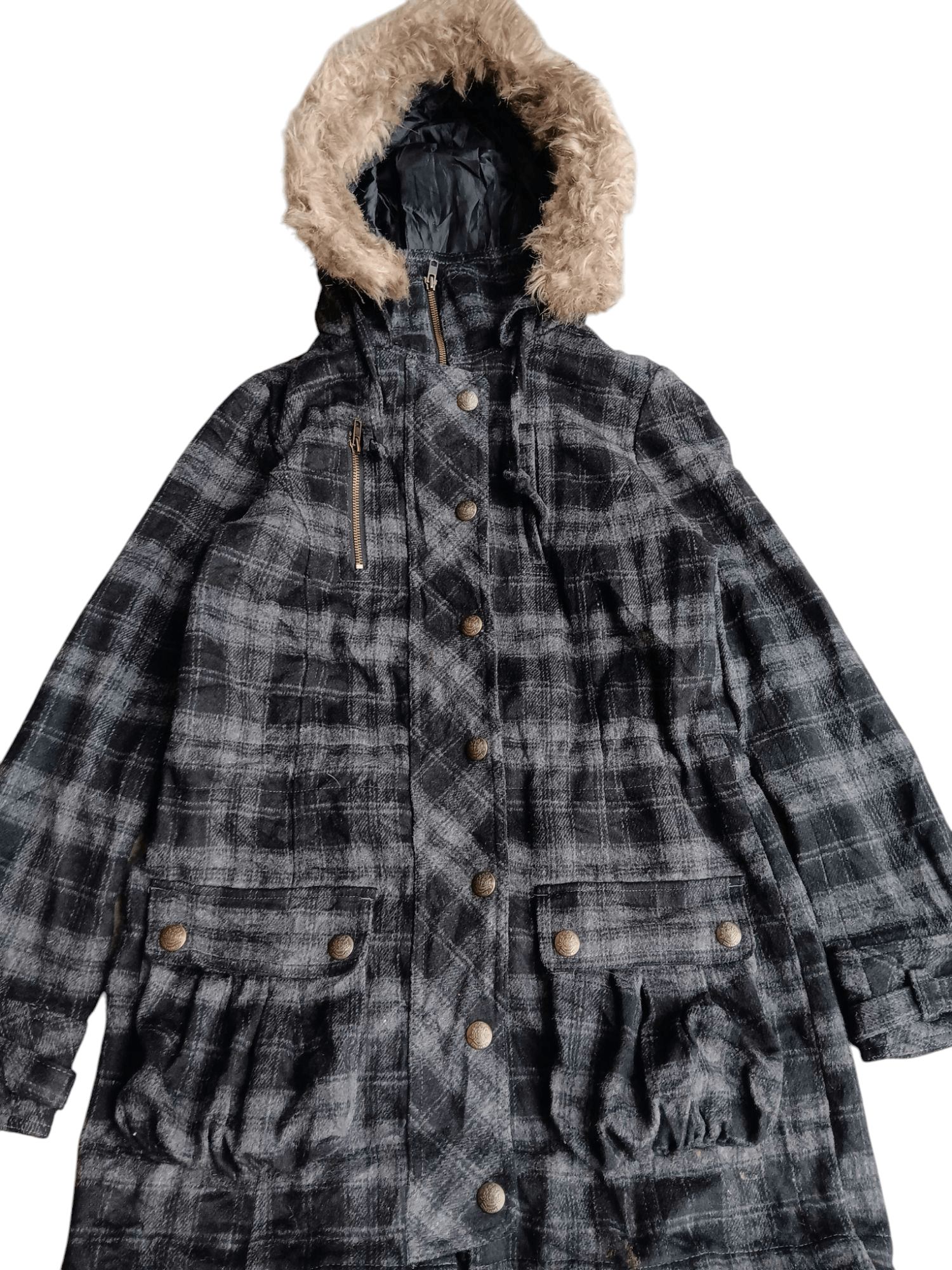 Japanese Brand × Seditionaries Sorridere japanese wool parka drawstring women jacket Size M / US 6-8 / IT 42-44 - 3 Thumbnail
