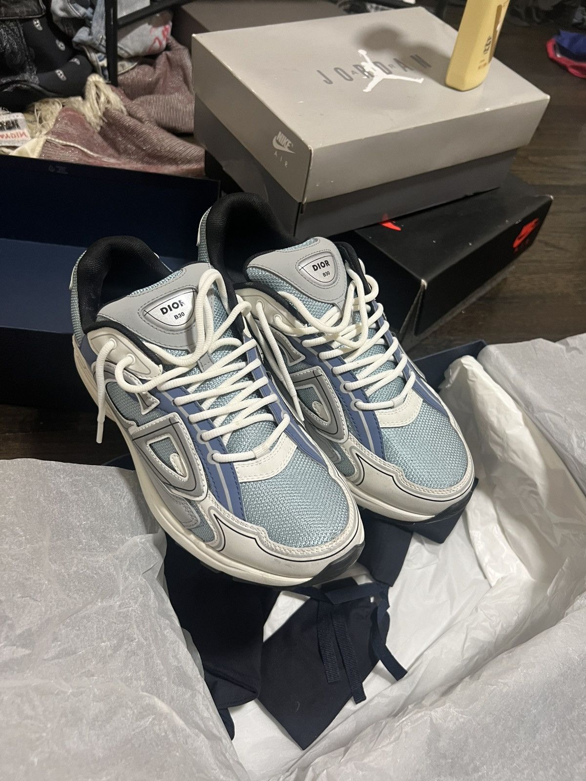 Dior Dior b30 blue/white Size US 11 / EU 44 - 6 Thumbnail
