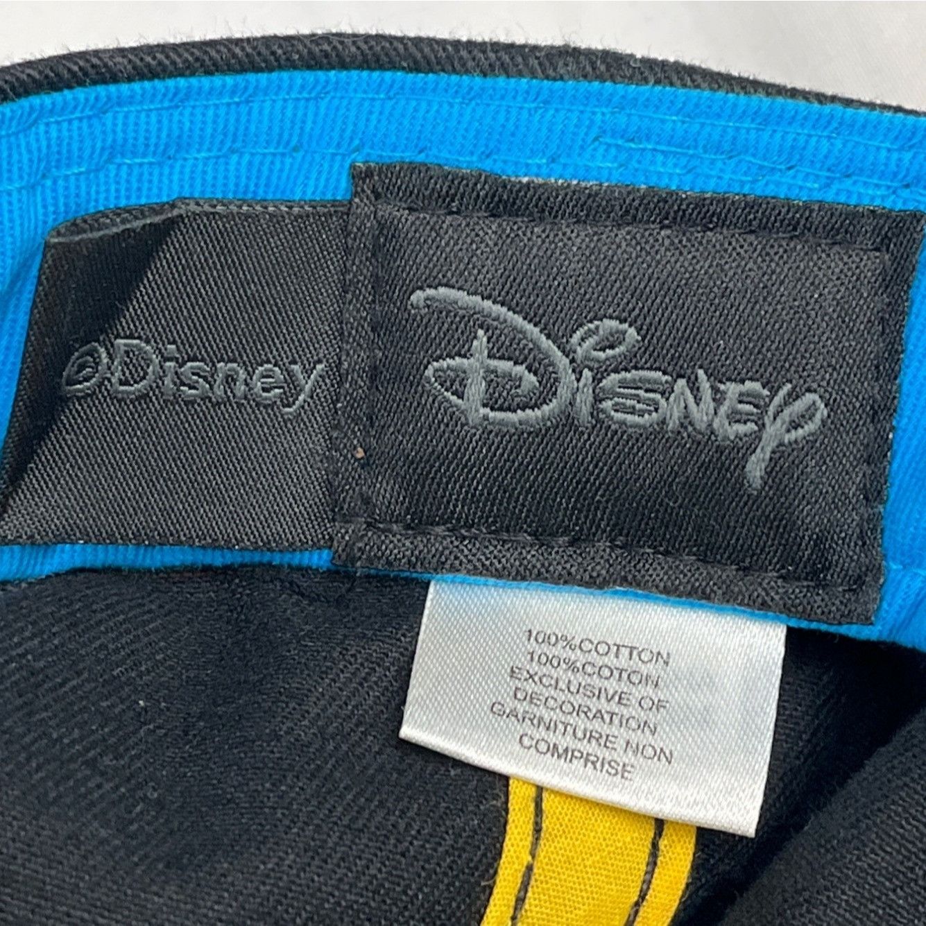 Disney Disney Unisex Black/Neon Mickey Mouse Hat/Cap SKU 4315 Size ONE SIZE - 6 Thumbnail