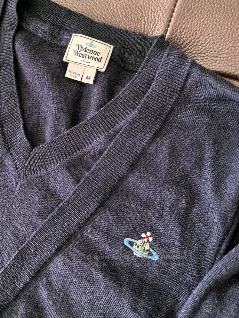 Vivienne Westwood Vivienne Westwood Wool Cardigan with Faux Two-pieces Doubl Size US M / EU 48-50 / 2 - 2 Thumbnail