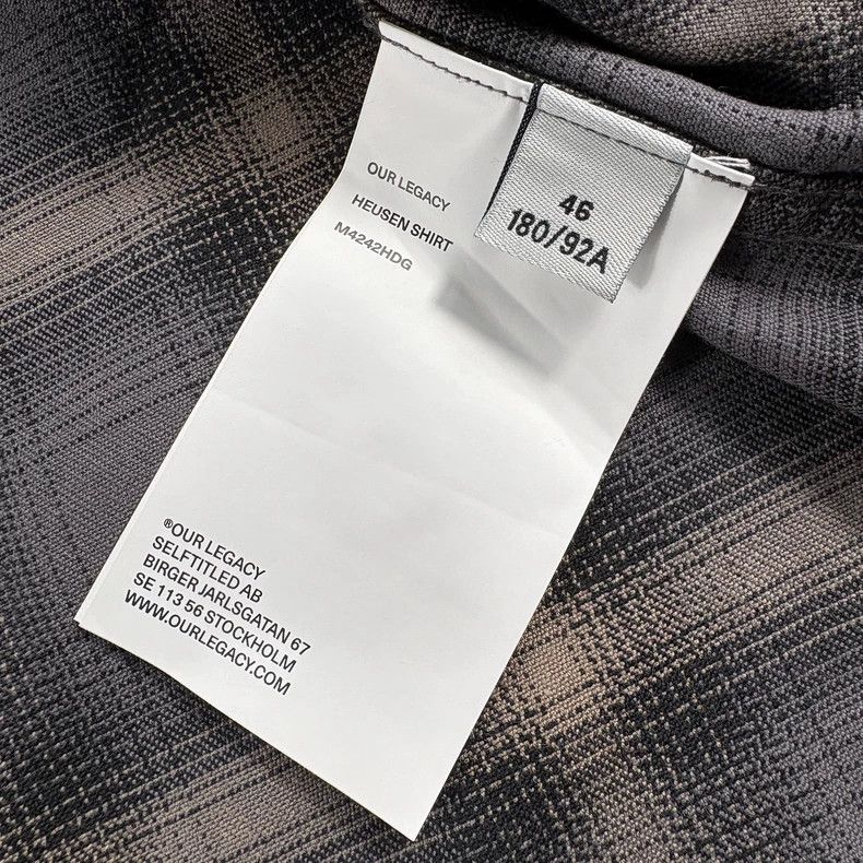 Our Legacy our legacyHEUSEN SHIRT 2505-Nextarrow Size US S / EU 44-46 / 1 - 5 Thumbnail