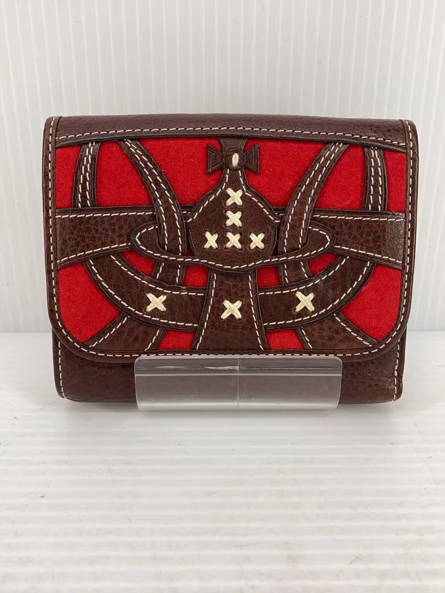 Vivienne Westwood Orb Stitch Panel Leather Wallet Size ONE SIZE - 1 Thumbnail