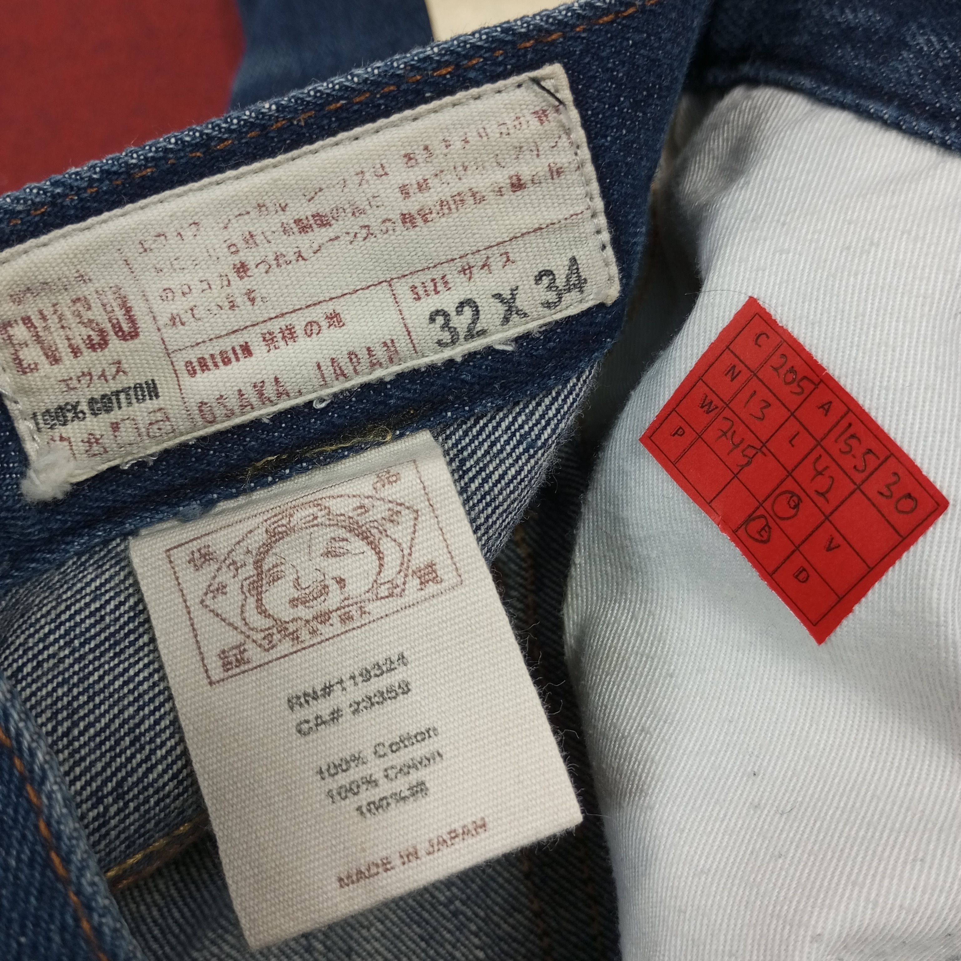 Evisu × Japanese Brand × Vintage Evisu Japanese Brand Fashion Style Custom Daicock Jeans Size US 31 - 14 Thumbnail