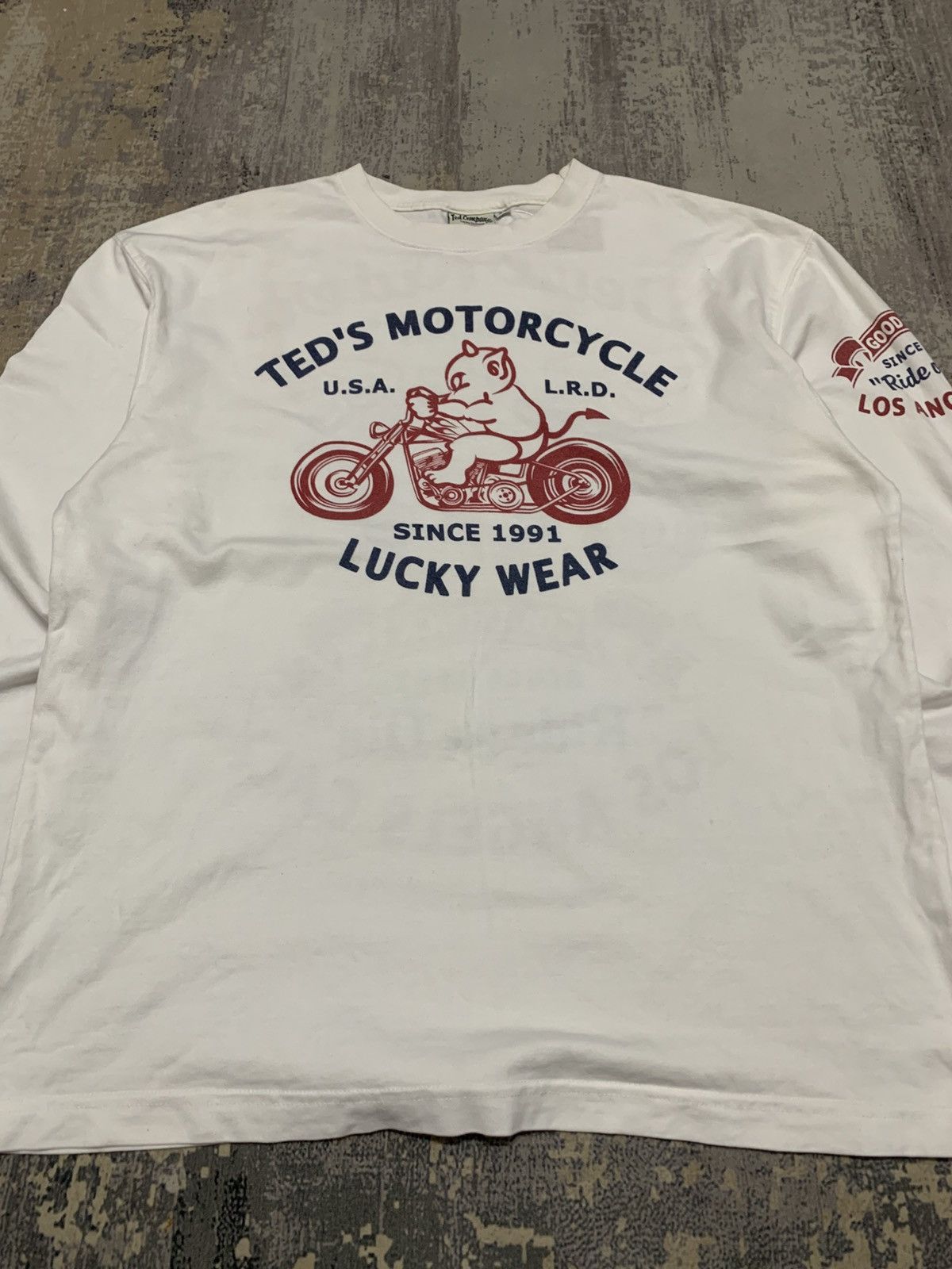 Tedman Vintage 90s Tedman Shirt Red Devil Riders Ride Or Die Size US M / EU 48-50 / 2 - 3 Thumbnail