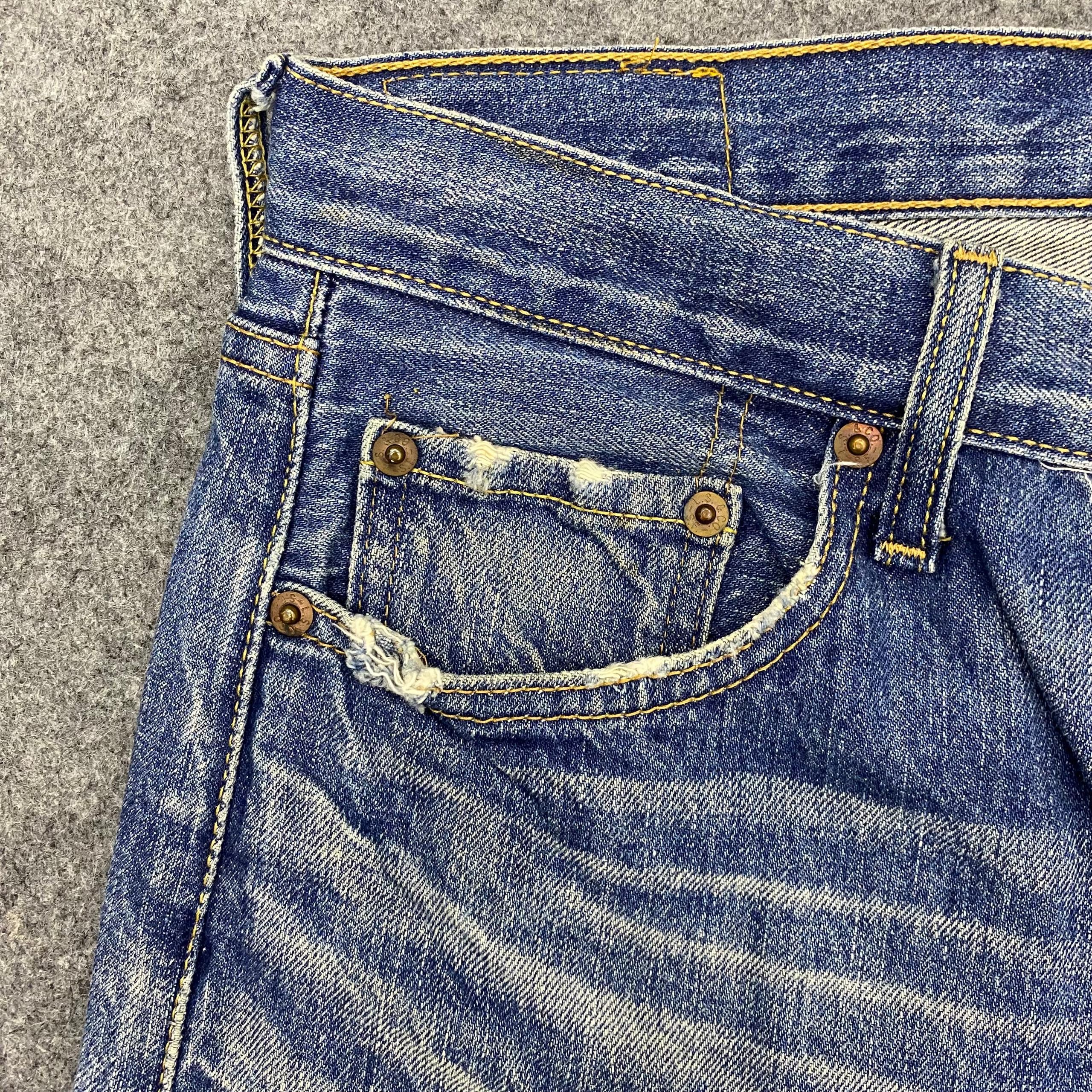 Levi's 💥Best Offer💥Vintage Levis 501 Distressed Denim Size US 31 - 12 Thumbnail