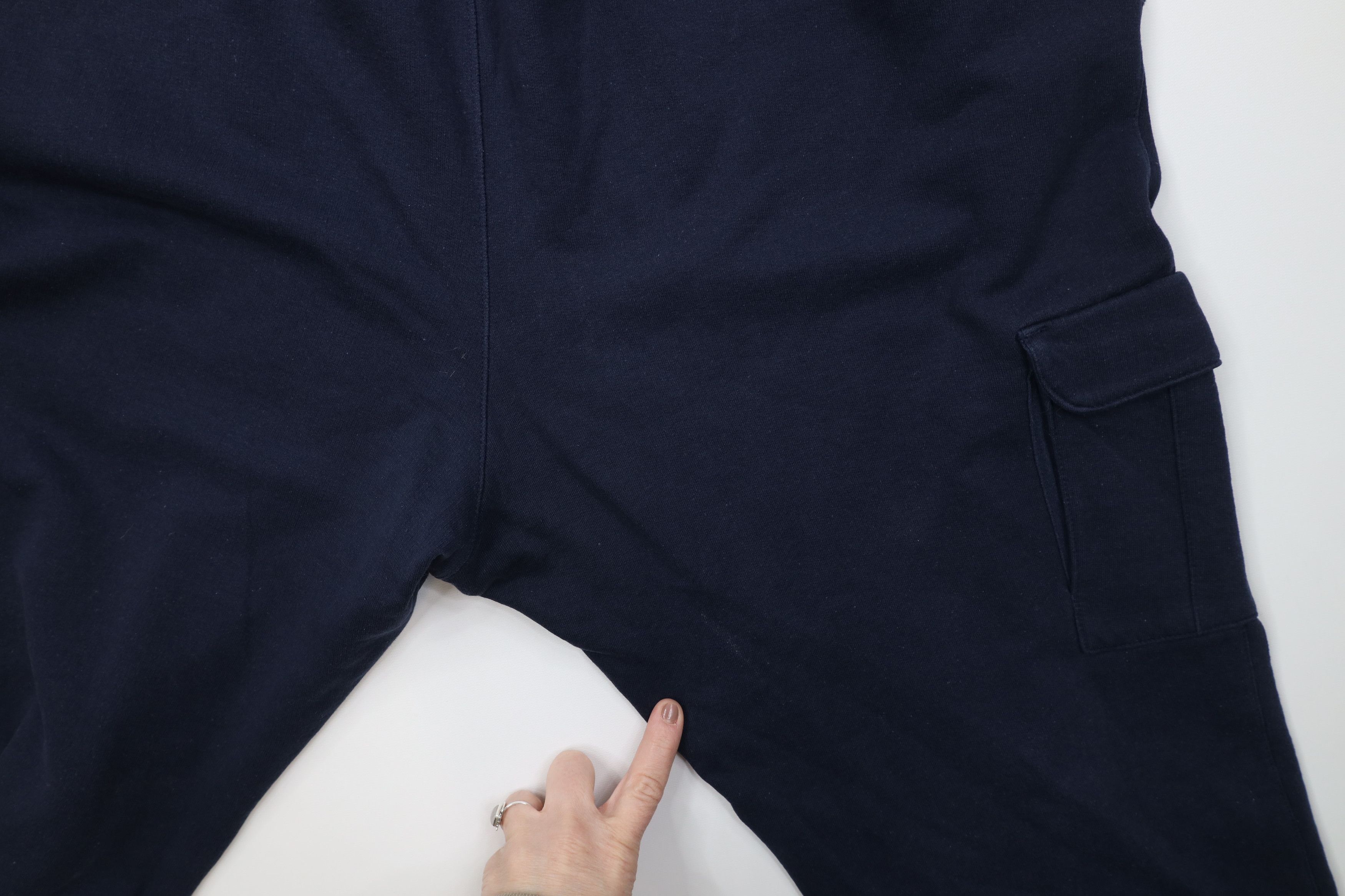 Champion Vintage Y2K Champion Wide Leg Cargo Sweatpants Pants Blue Size US 40 / EU 56 - 12 Thumbnail