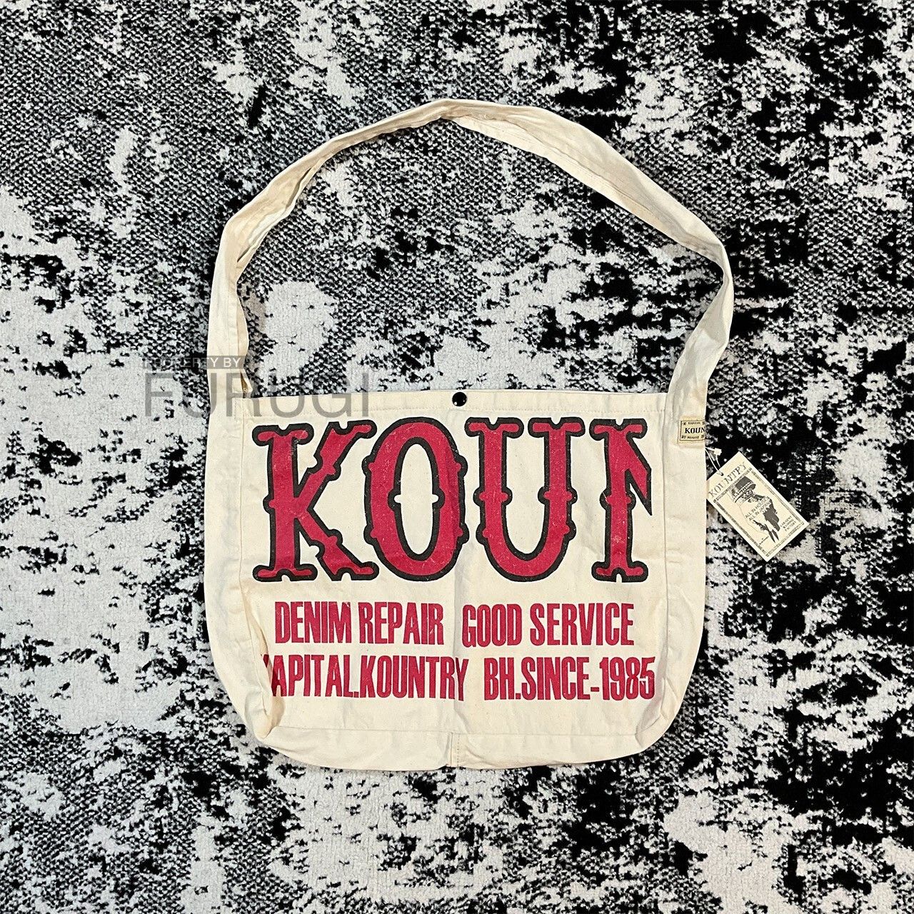 Kapital Kountry KAPITAL KOUNTRY COTTON TWILL FACTORY BOOK BAG Size ONE SIZE - 1 Thumbnail