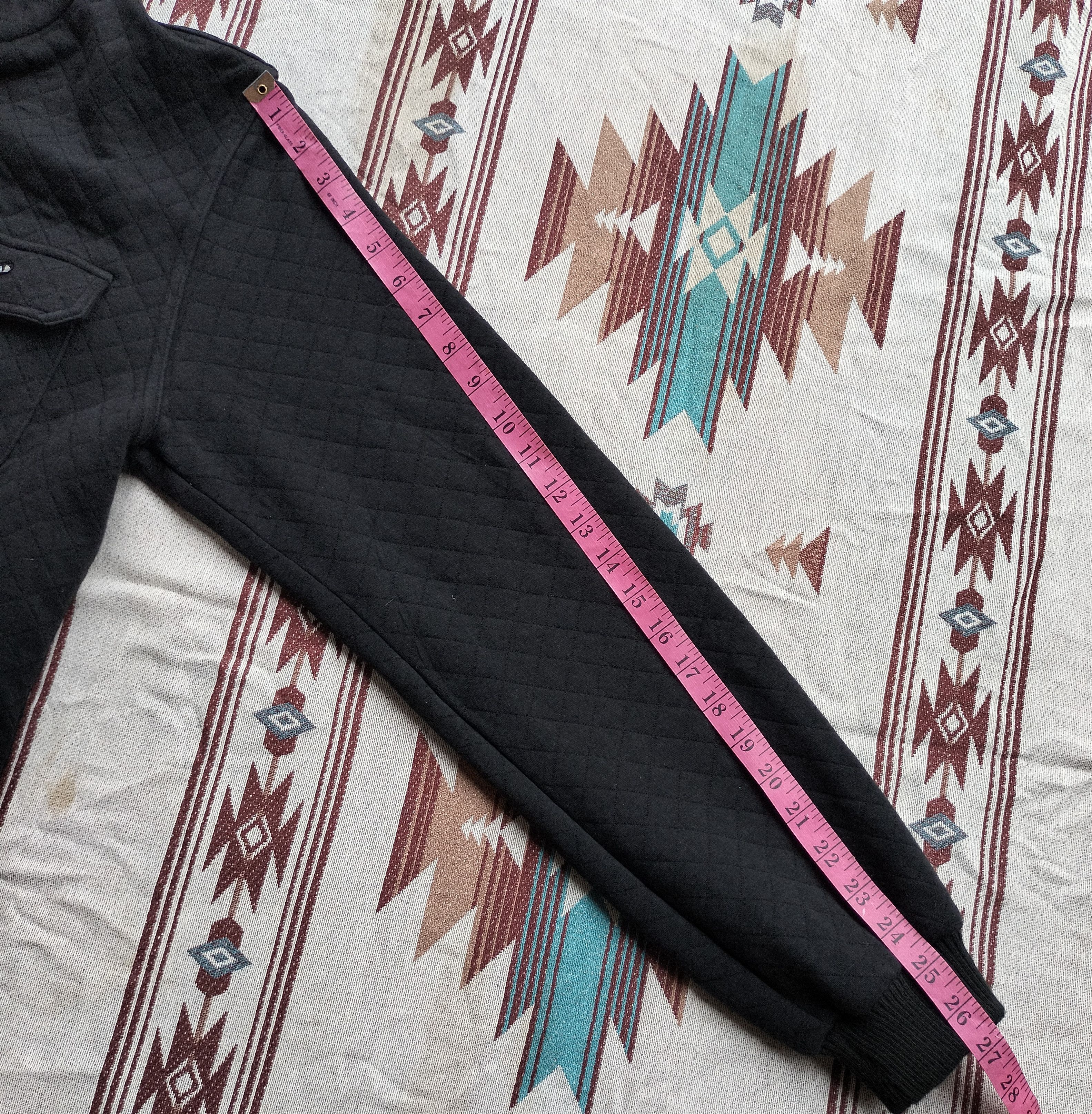Jean Paul Gaultier JPG Black diamond stitch Ls shirt Size US M / EU 48-50 / 2 - 11 Thumbnail