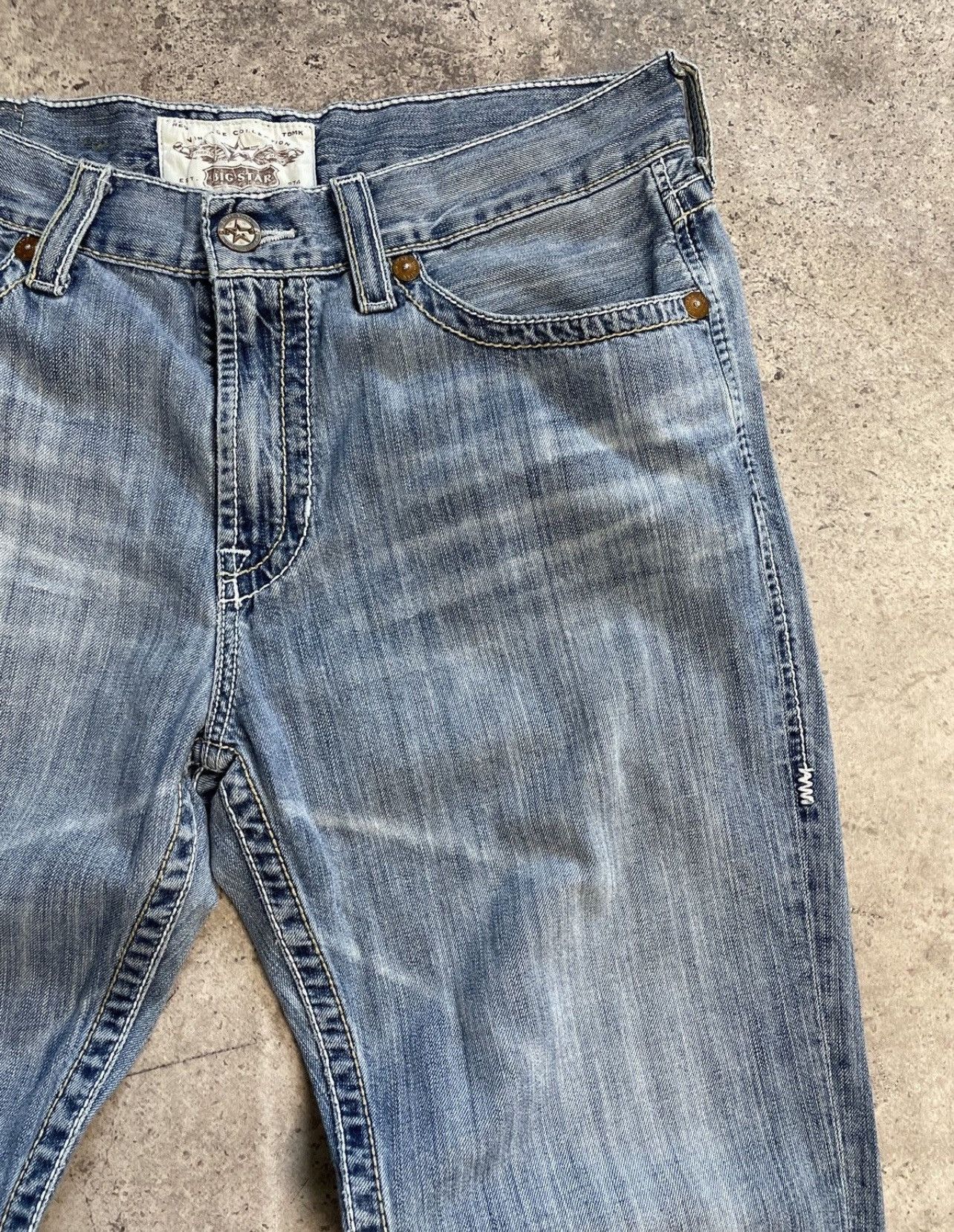 True Religion Vintage Y2K Big Star Like True Religion Y2K Distressed Jeans Size US 36 / EU 52 - 15 Thumbnail