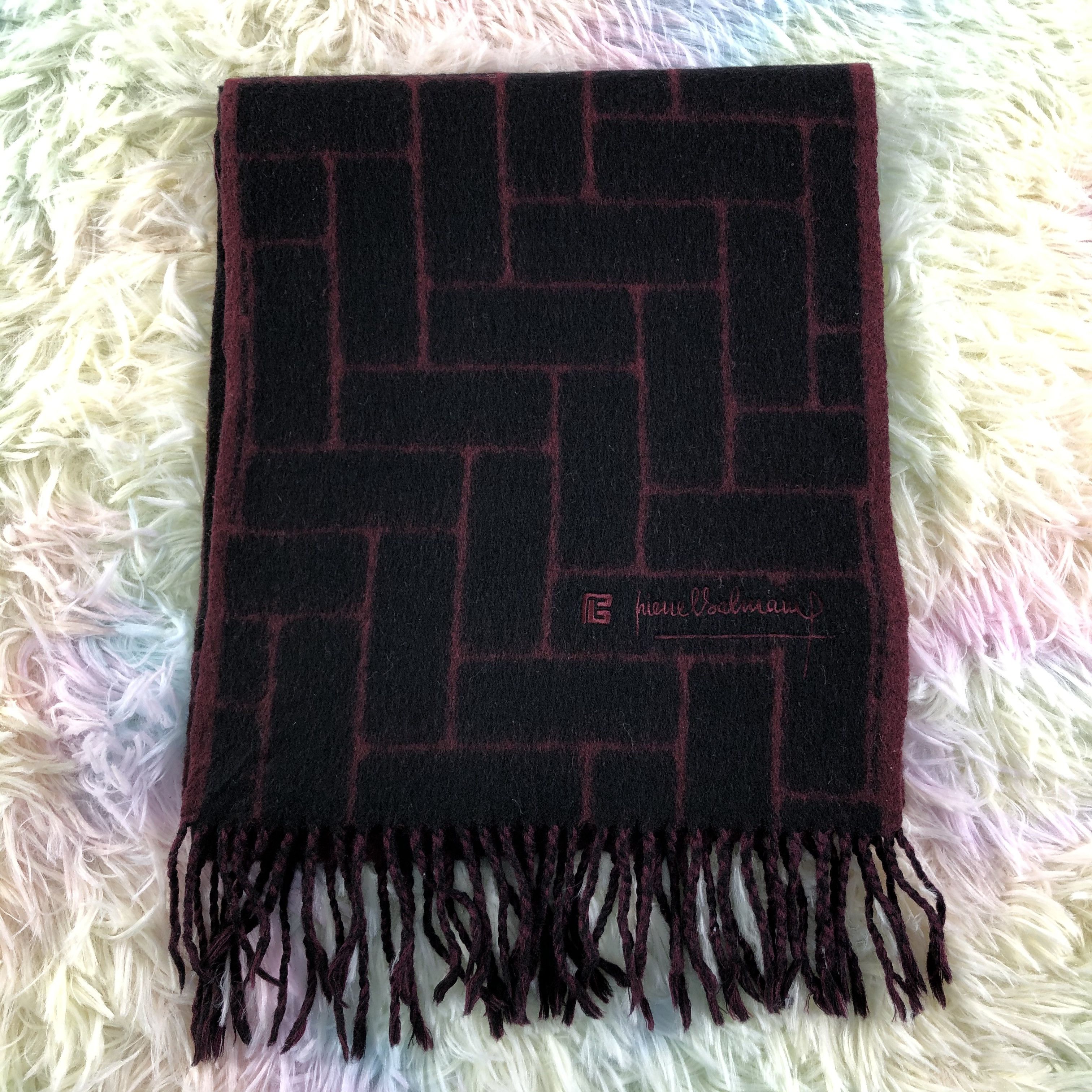 Vintage Pierre Balmain Scarf / Muffler / Neckwear - KM522 Size ONE SIZE - 2 Thumbnail