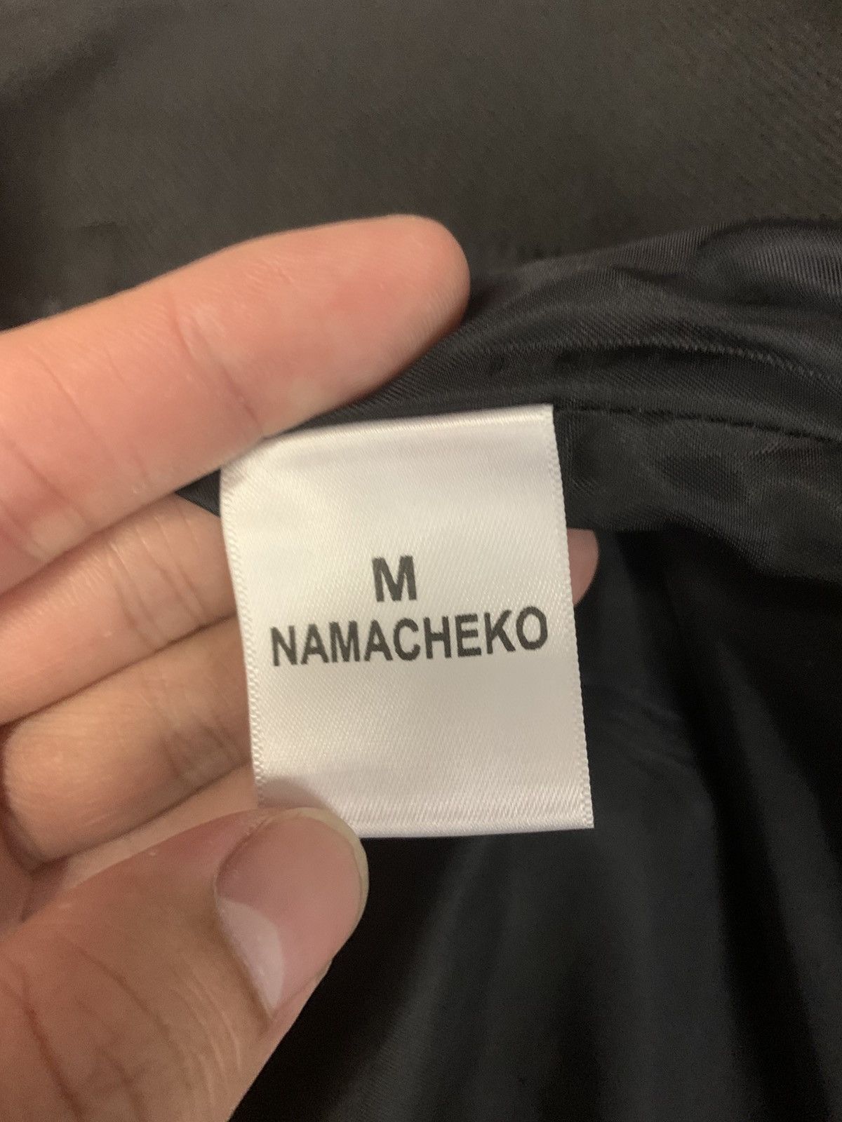 Namacheko 21FW Metallic Zipper Jacket
