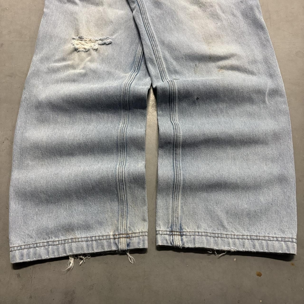 Vintage Crazy Vintage Y2K/2000s Baggy Skater Style Light Blue Wash Denim Jeans! Size US 36 / EU 52 - 4 Thumbnail
