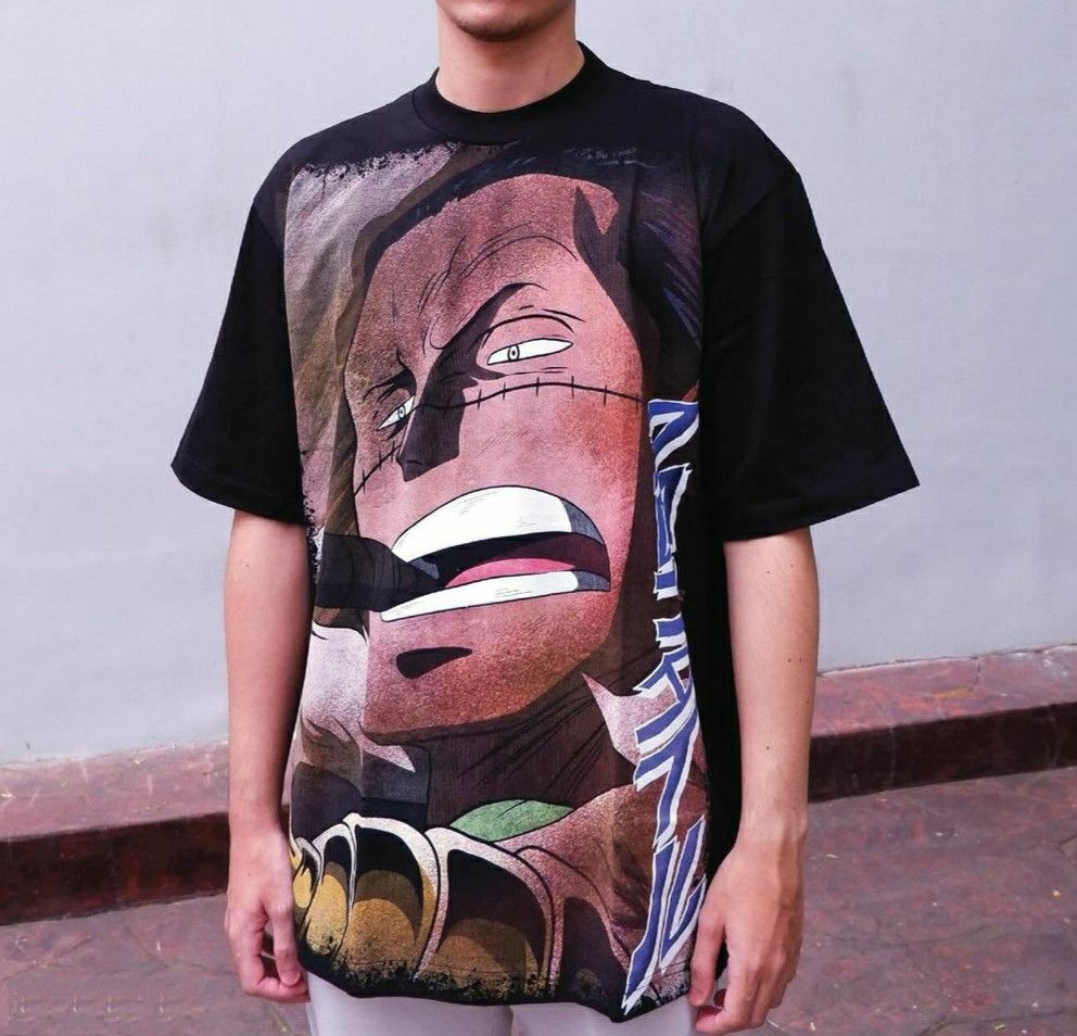Anime × Japanese Brand One Piece 'SHICHIBUKAI' - Sir CROCODILE Tee Size US XL / EU 56 / 4 - 5 Thumbnail