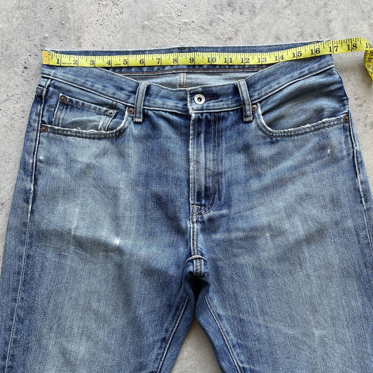 Japanese Brand W34💥 Vintage Japanese Brand Faded Jeans Denim Pants Size US 34 / EU 50 - 5 Thumbnail