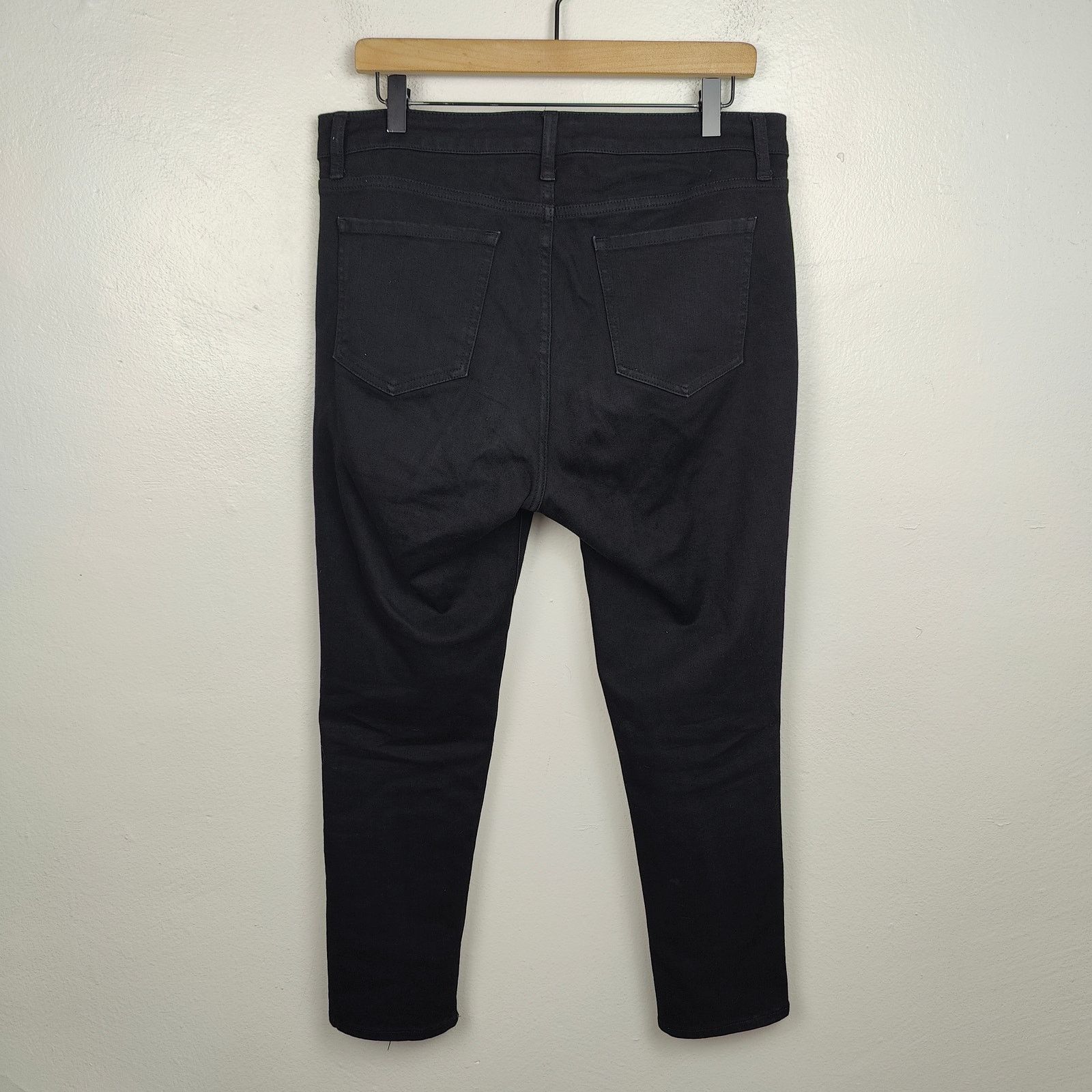 Quince Quince Stretch High Rise Skinny Jeans Womens 31 Black Size 31" - 5 Thumbnail
