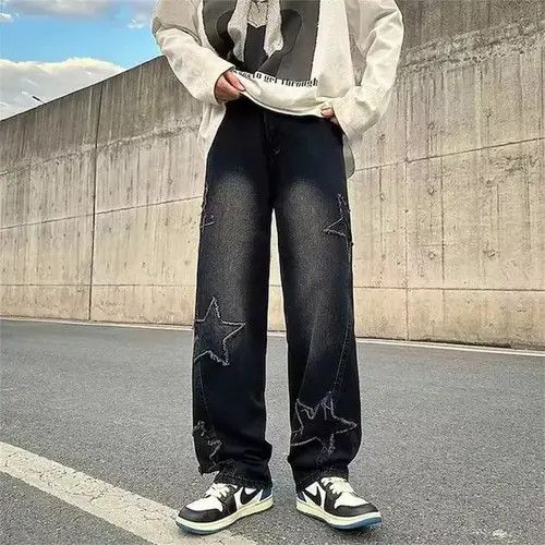 Japanese Brand × Jean Men Jeans Loose High Street Vibe Denim Jeans Size US 30 / EU 46 - 1 Thumbnail