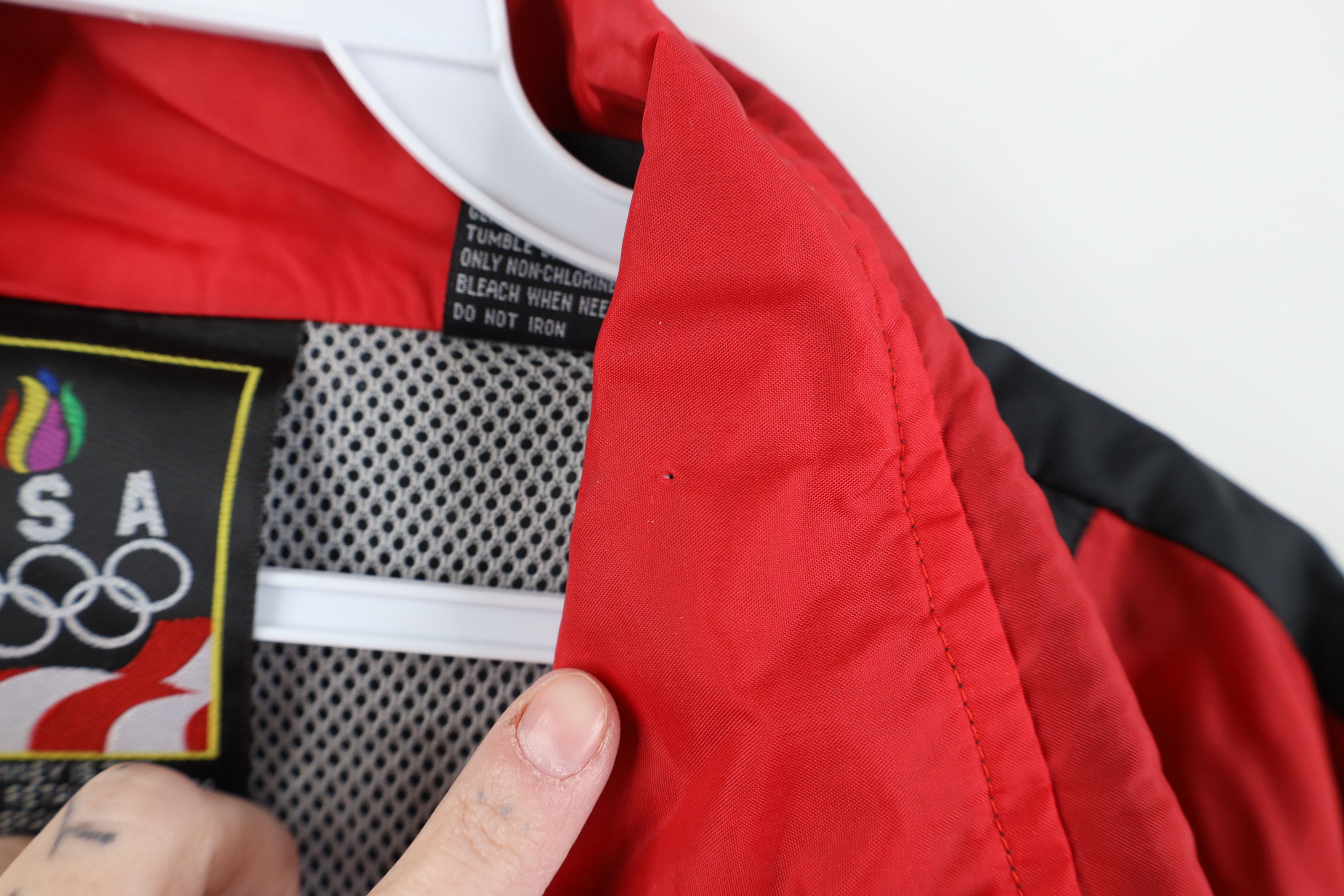 Vintage Vintage 90s USA Olympics Block Full Zip Windbreaker Jacket Size US XL / EU 56 / 4 - 5 Thumbnail