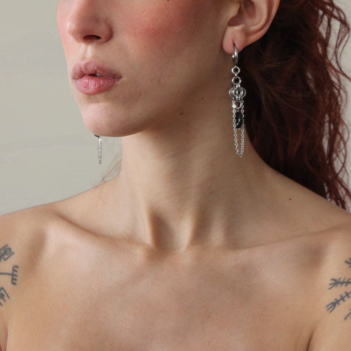 Handmade 🦇CROSS EARRINGS🦇 Size ONE SIZE - 1 Thumbnail