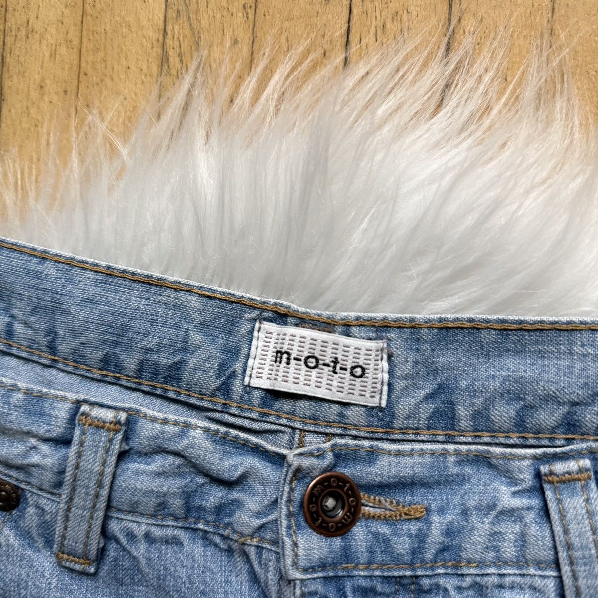 If Six Was Nine 📌 Vintage Y2K M.O.T.O Extra Flared Washed LGB Jeans Size 27" / US 4 / IT 40 - 13 Thumbnail