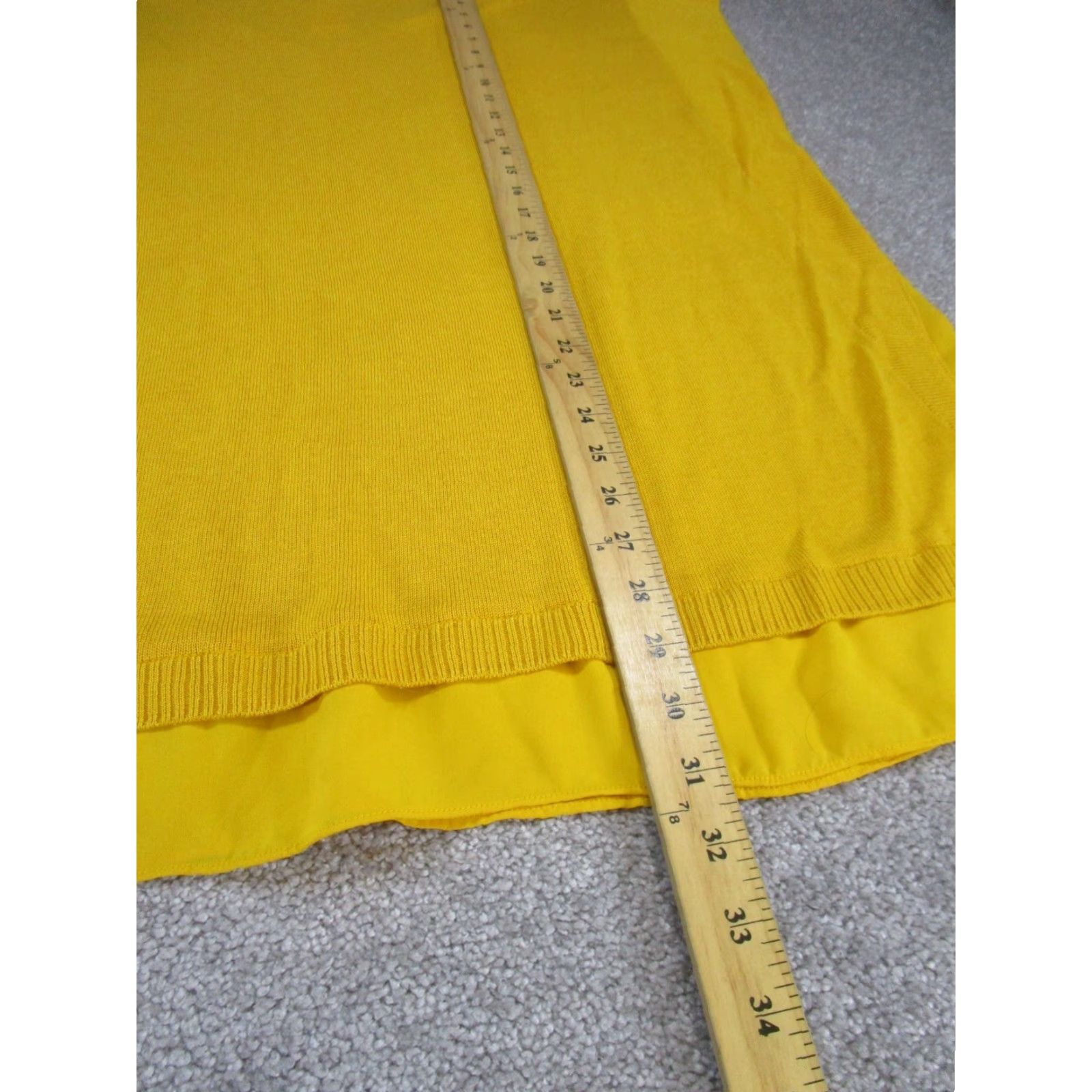 Vintage Lane Bryant Shirt Womens 22 Yellow Knit Camisole NEW Size 3XL / US 20-22 - 4 Thumbnail