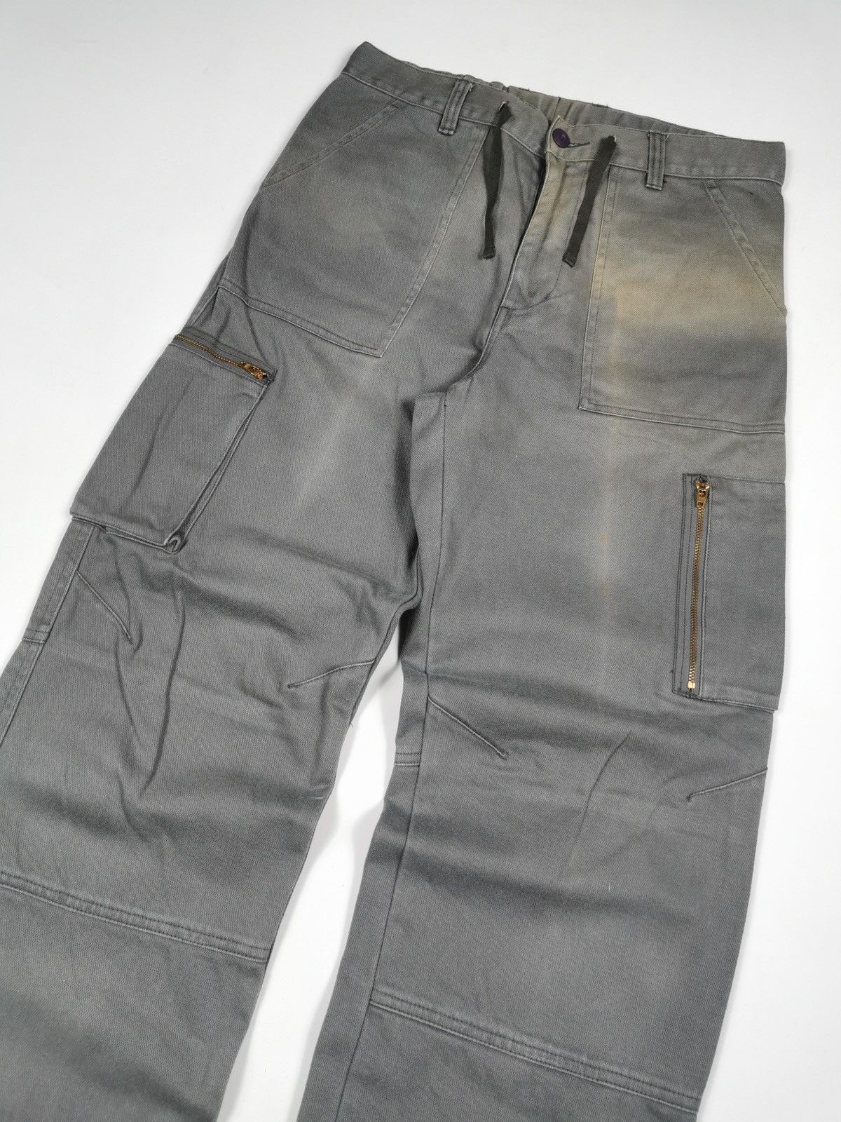 Japanese Brand Sunfaded Famock Japan Cargo Baker Pants Size US 32 / EU 48 - 3 Thumbnail