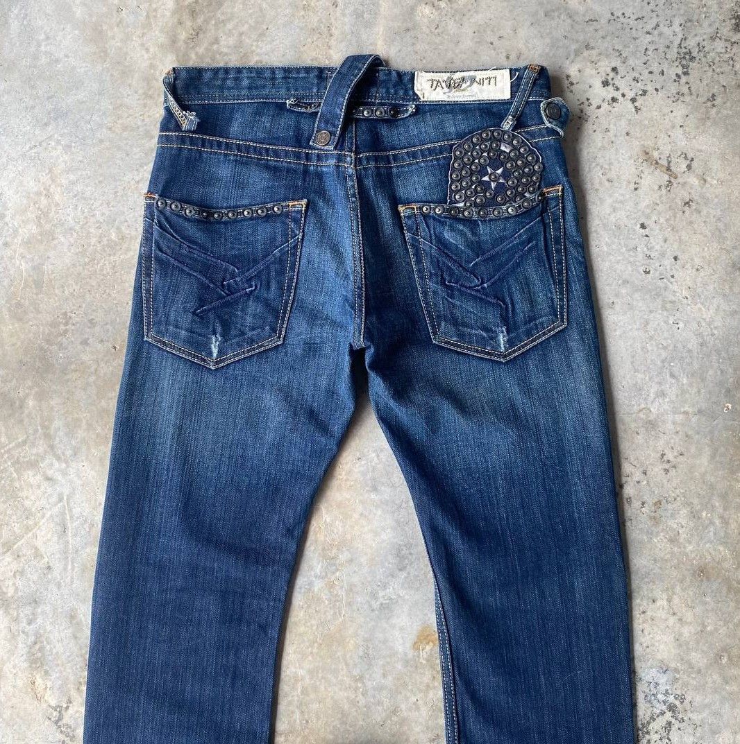 Jimmy Taverniti Archival Y2K Jimmy Taverniti So Jeans Studded Denim Size US 31 - 14 Thumbnail