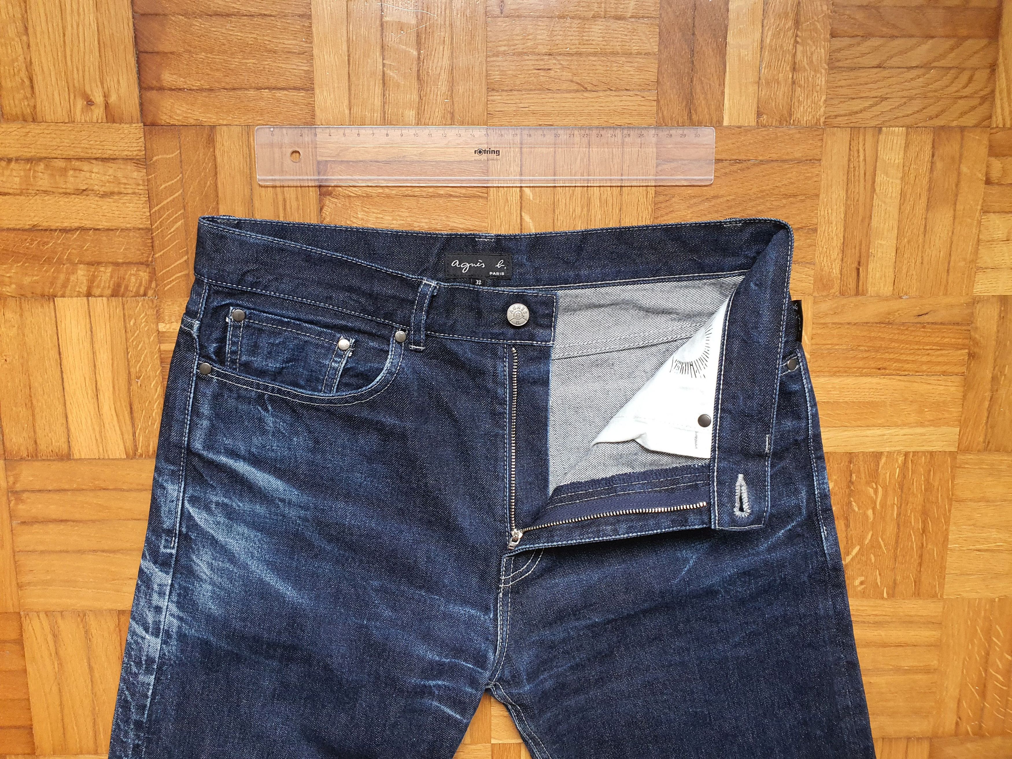 agnes b. #2 Regular Selvedge Jeans (Y751KH91 E20) - Straight Size US 32 / EU 48 - 4 Thumbnail