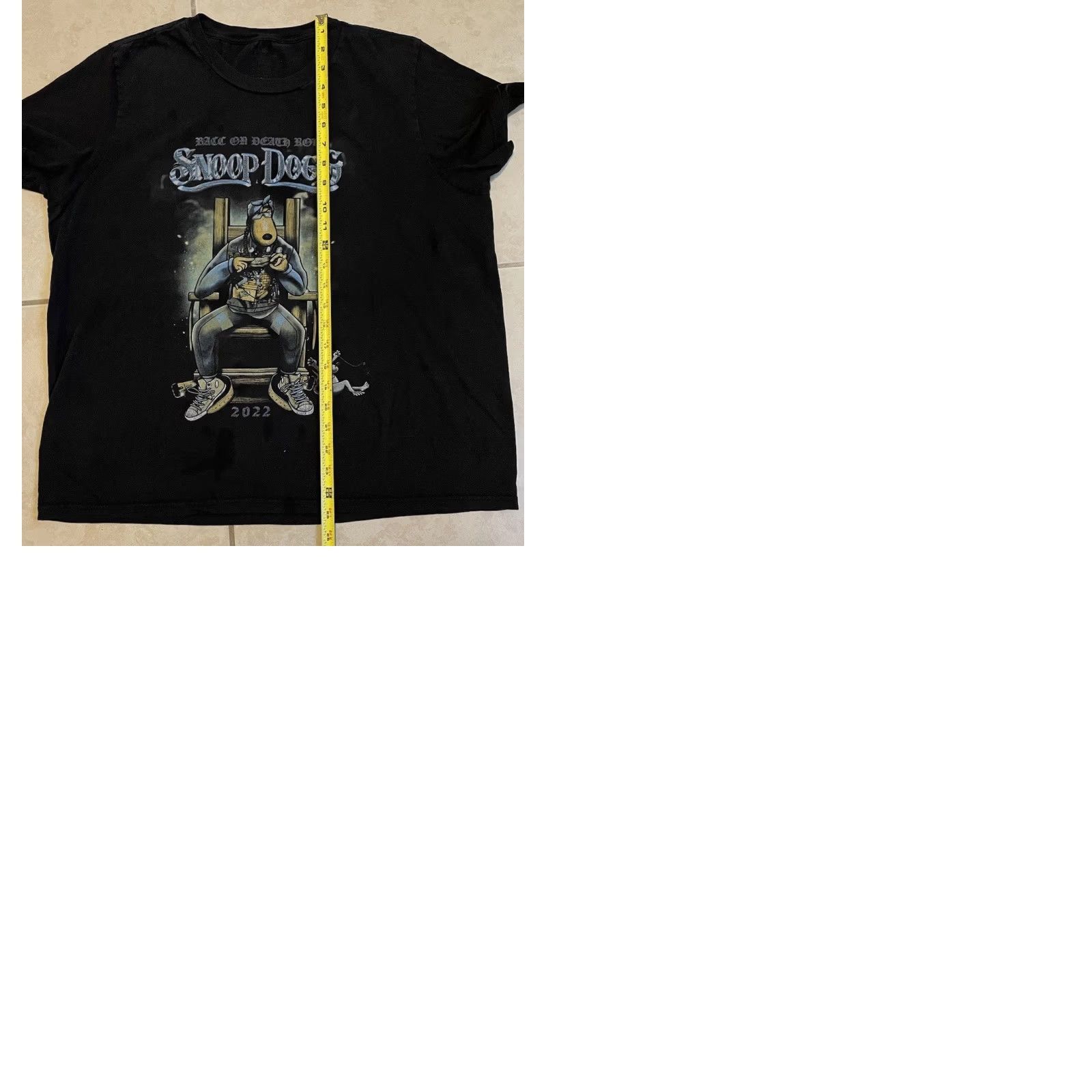 Vintage VINTAGE 2022 Snoop Dogg Faded Distress Tour Shirt M Warren G Ice Cube Hip Hop Grunge Y2K Shirt Mens Black 90s Concert Tour Vintage Boxy Size US M / EU 48-50 / 2 - 10 Thumbnail