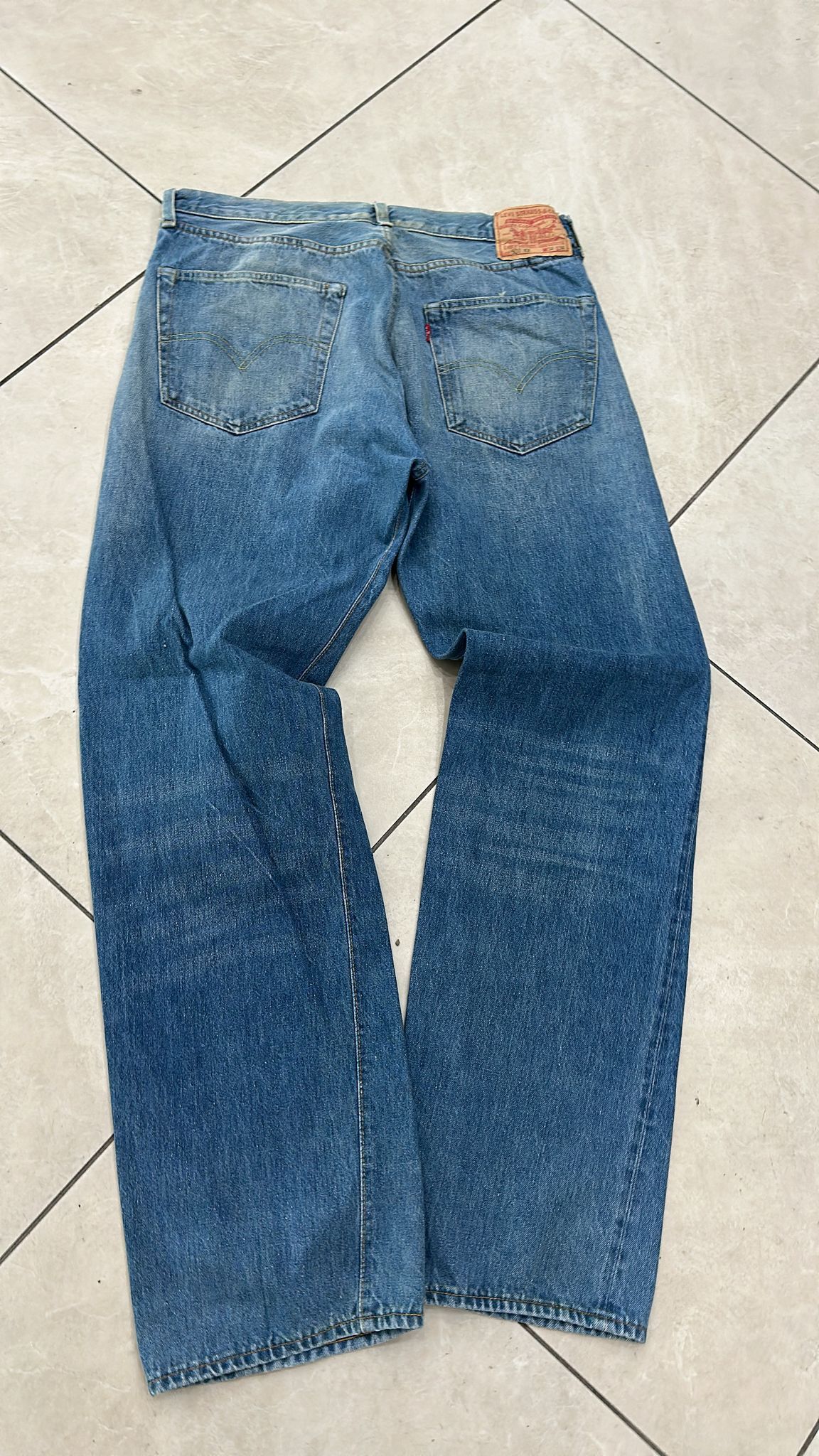Levi's Vintage Clothing LVC Levi's Vintage Clothing 1955 501XX BigE Selvedge Jeans Size US 34 / EU 50 - 2 Thumbnail