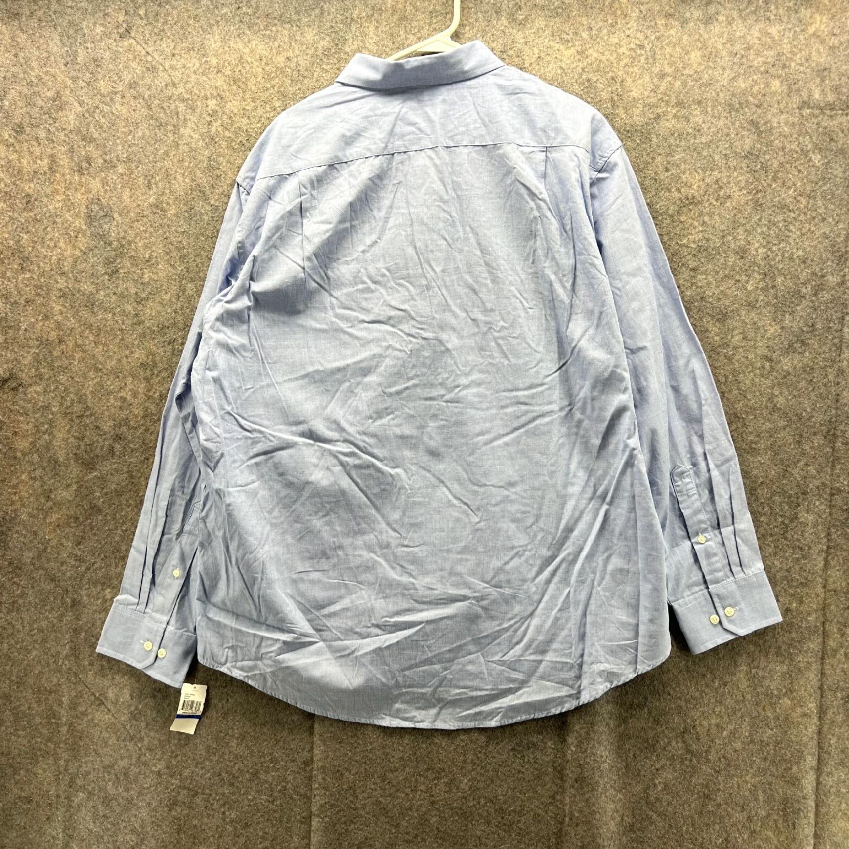 Izod IZOD Shirt Men XL Blue Cotton Button-Down Collared Long Sleeve Casual Preppy Dress New Vintage No Size US XL / EU 56 / 4 - 6 Thumbnail