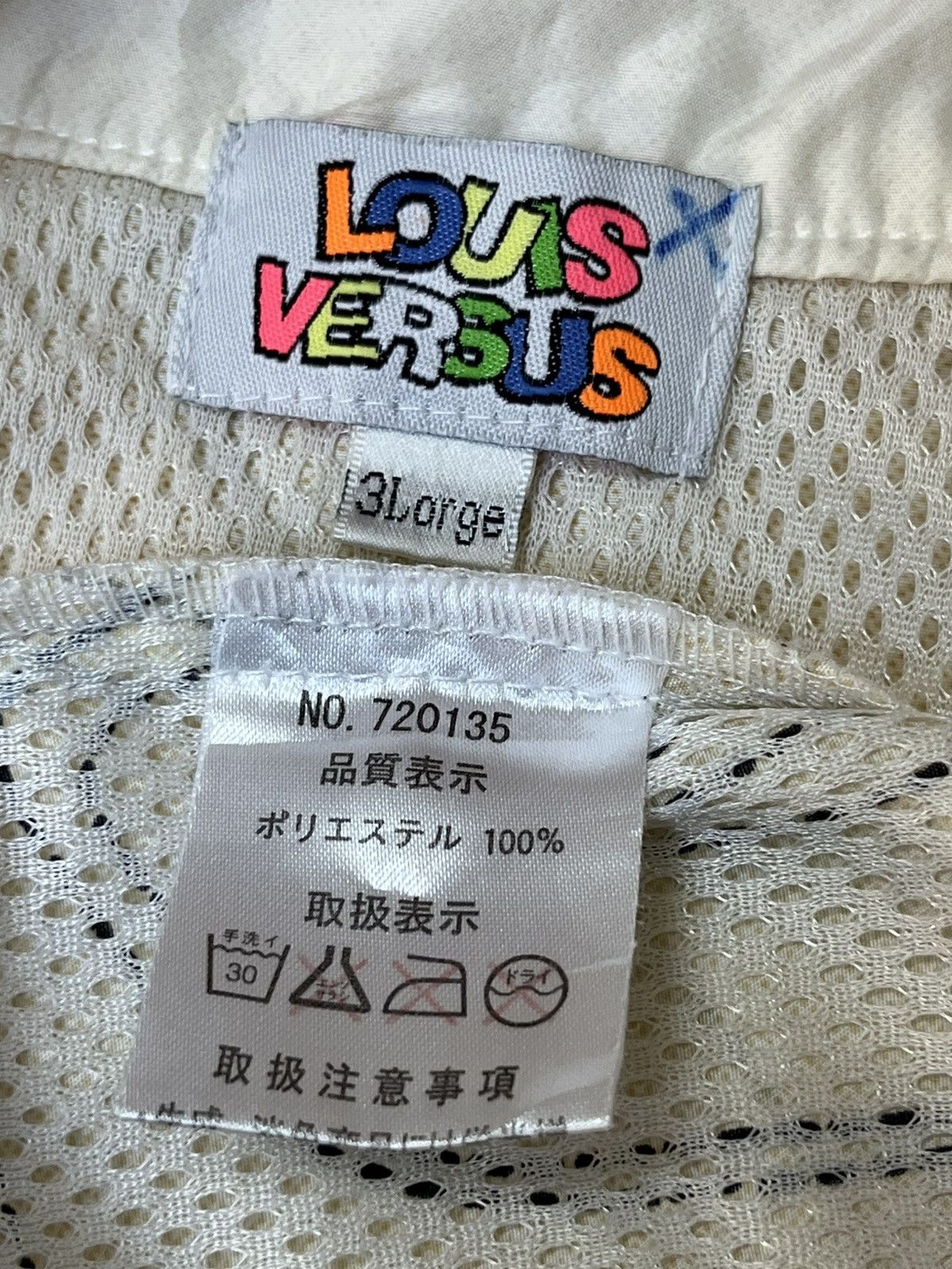 Japanese Brand GRAIL🔥VINTAGE LOUIS VERSUS LIGHT JACKET Size US XXL / EU 58 / 5 - 17 Thumbnail
