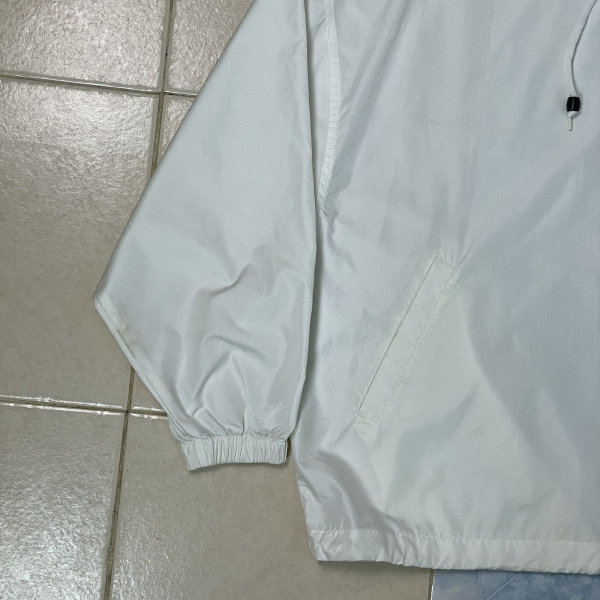 Nike 🔥LAST PRICE🔥 Nike Pullover White Plain Windbreaker Size US M / EU 48-50 / 2 - 3 Thumbnail
