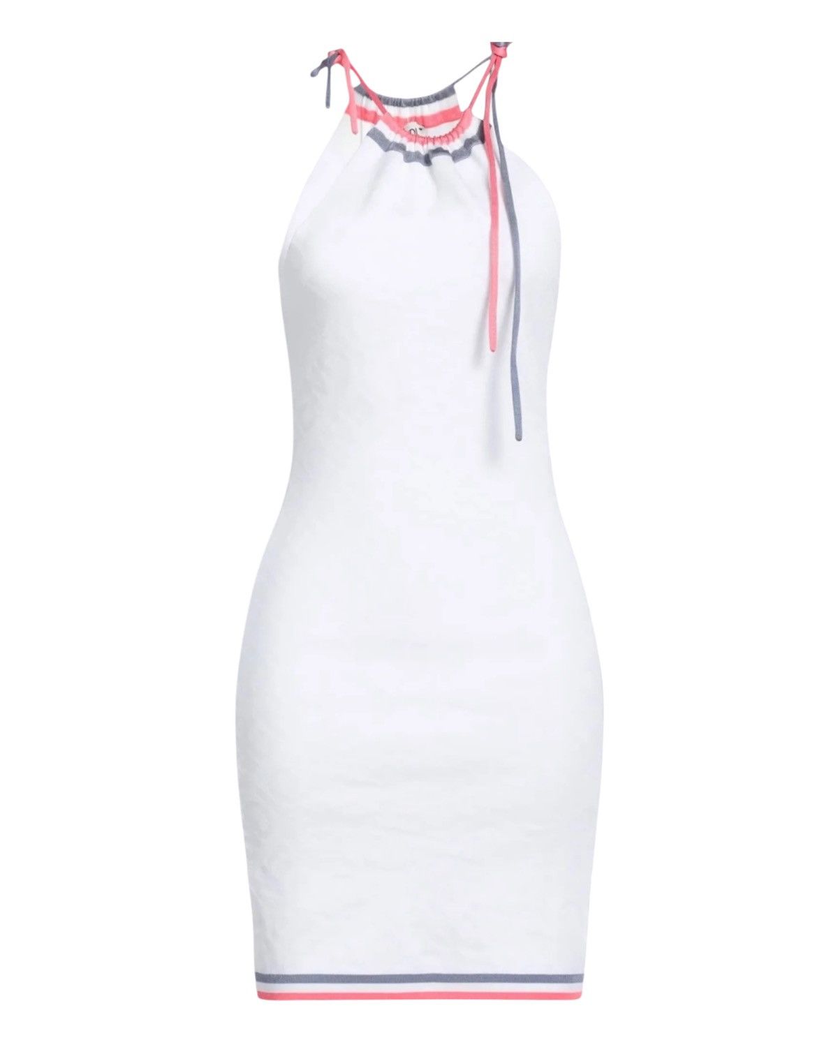Fendi Fendi Halterneck Knitted Dress in Ivory Size M / US 6-8 / IT 42-44 - 1 Thumbnail